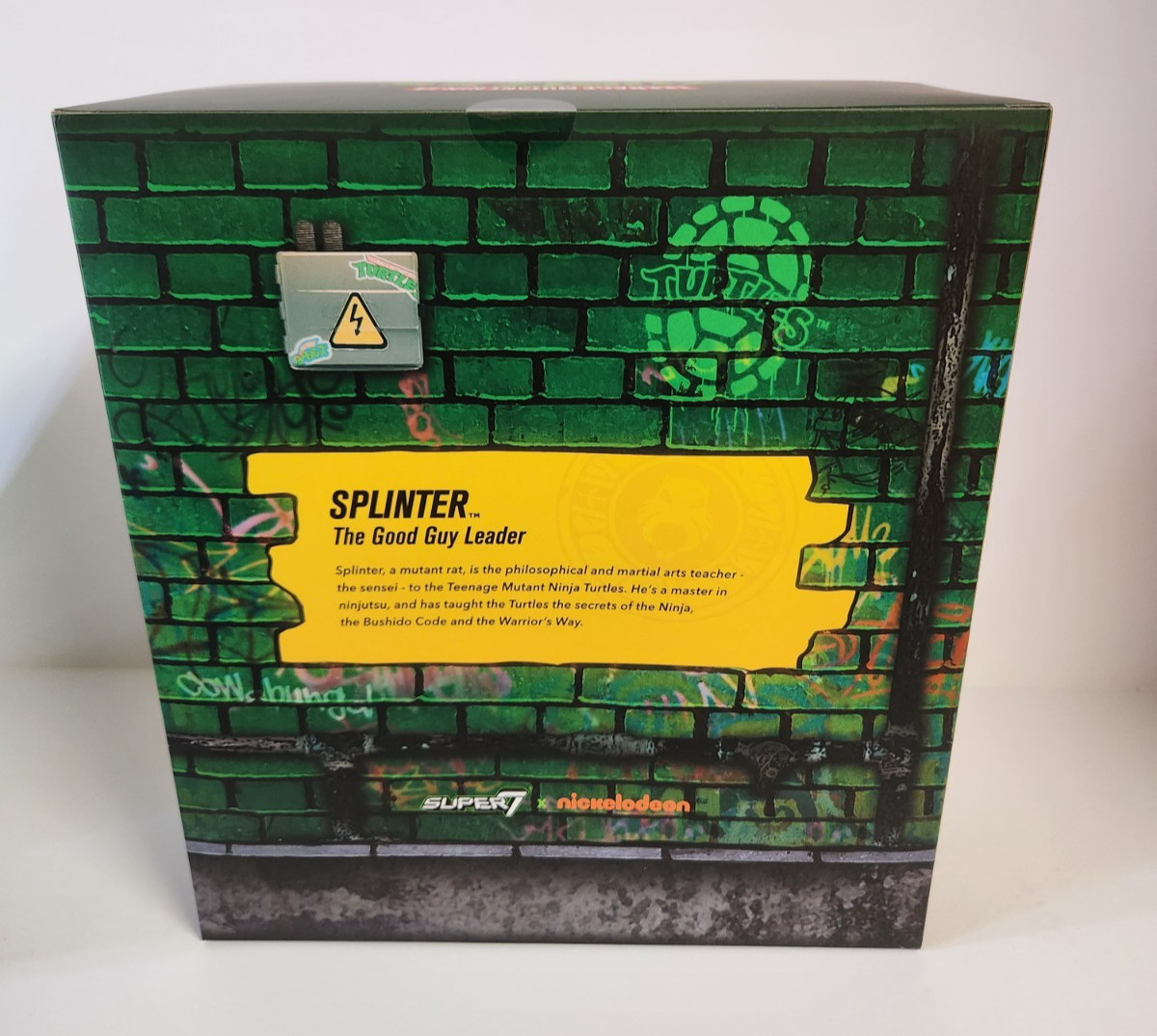 Super7 TMNT Splinter Flocked Action Figure 5.5&Prime; Tall 2023 New In Box