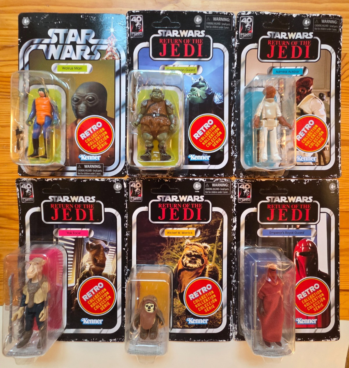 Star Wars Retro Collection Return of the Jedi – NO Mon Mothma; YES Walrus Man