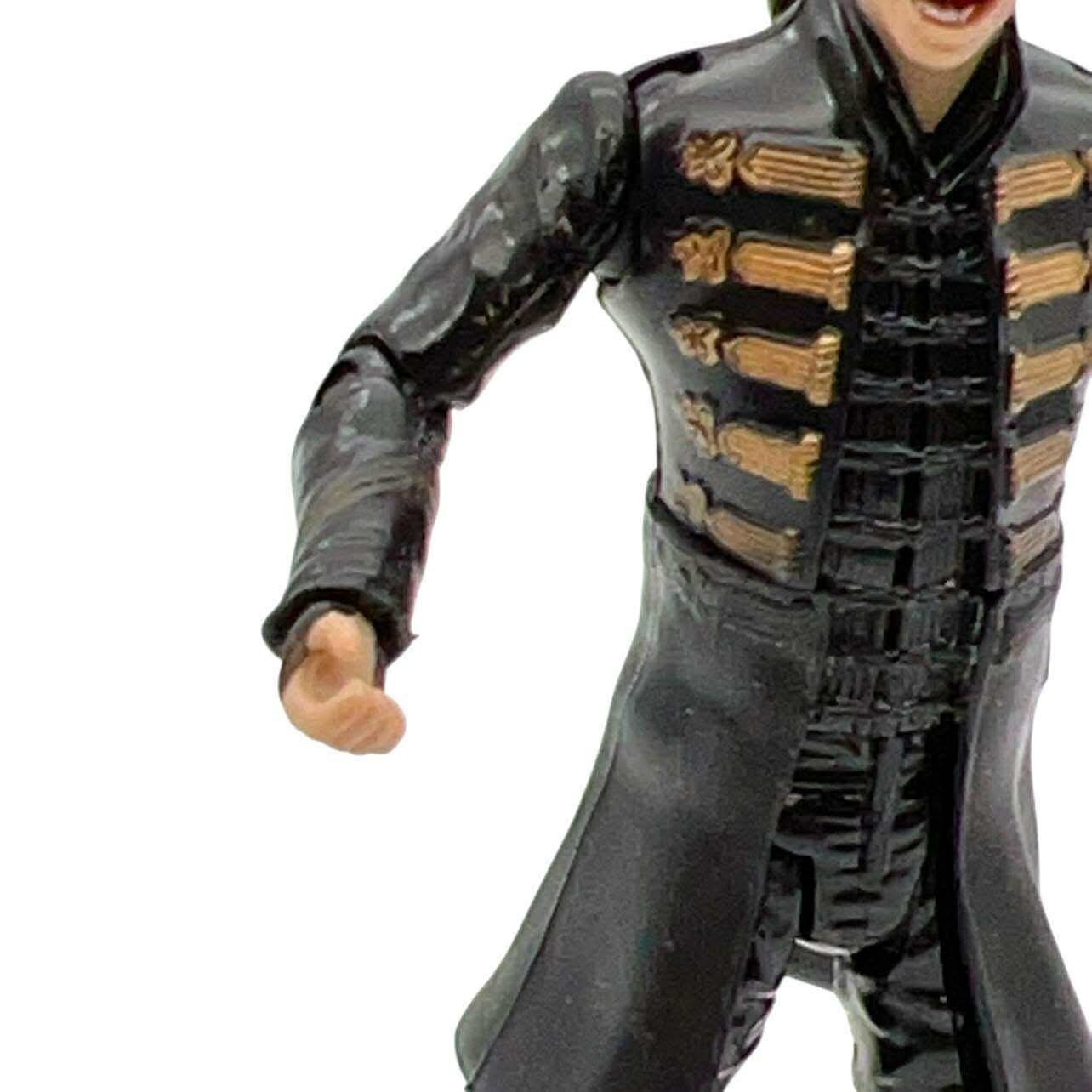 Y2K Van Helsing Aleera Vampire Suitor Action Figure 2004 Loose Black Gold Coat