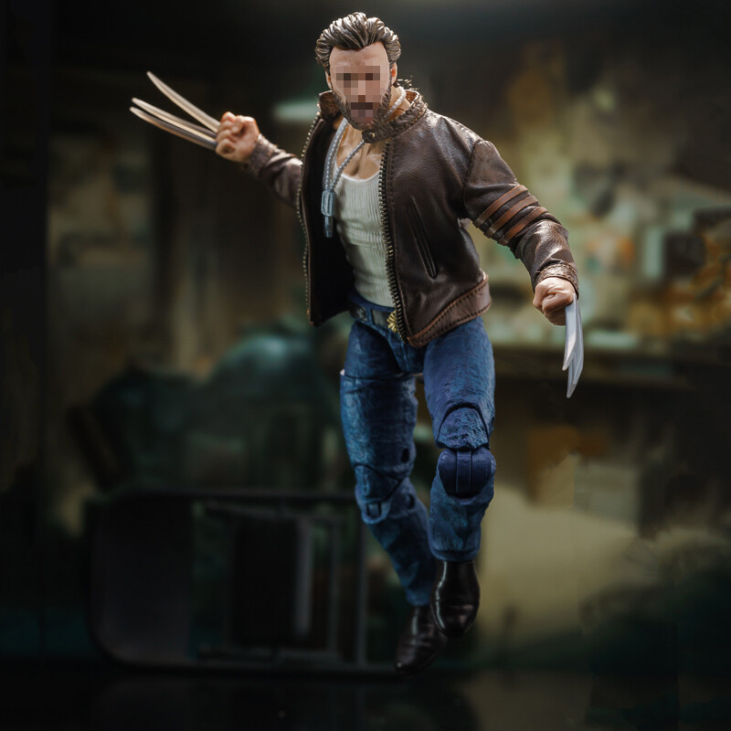 1/12 Wolverine Logan Brown Jacket Leather FOR 6 » Figure Marvel Legends ❶USA❶
