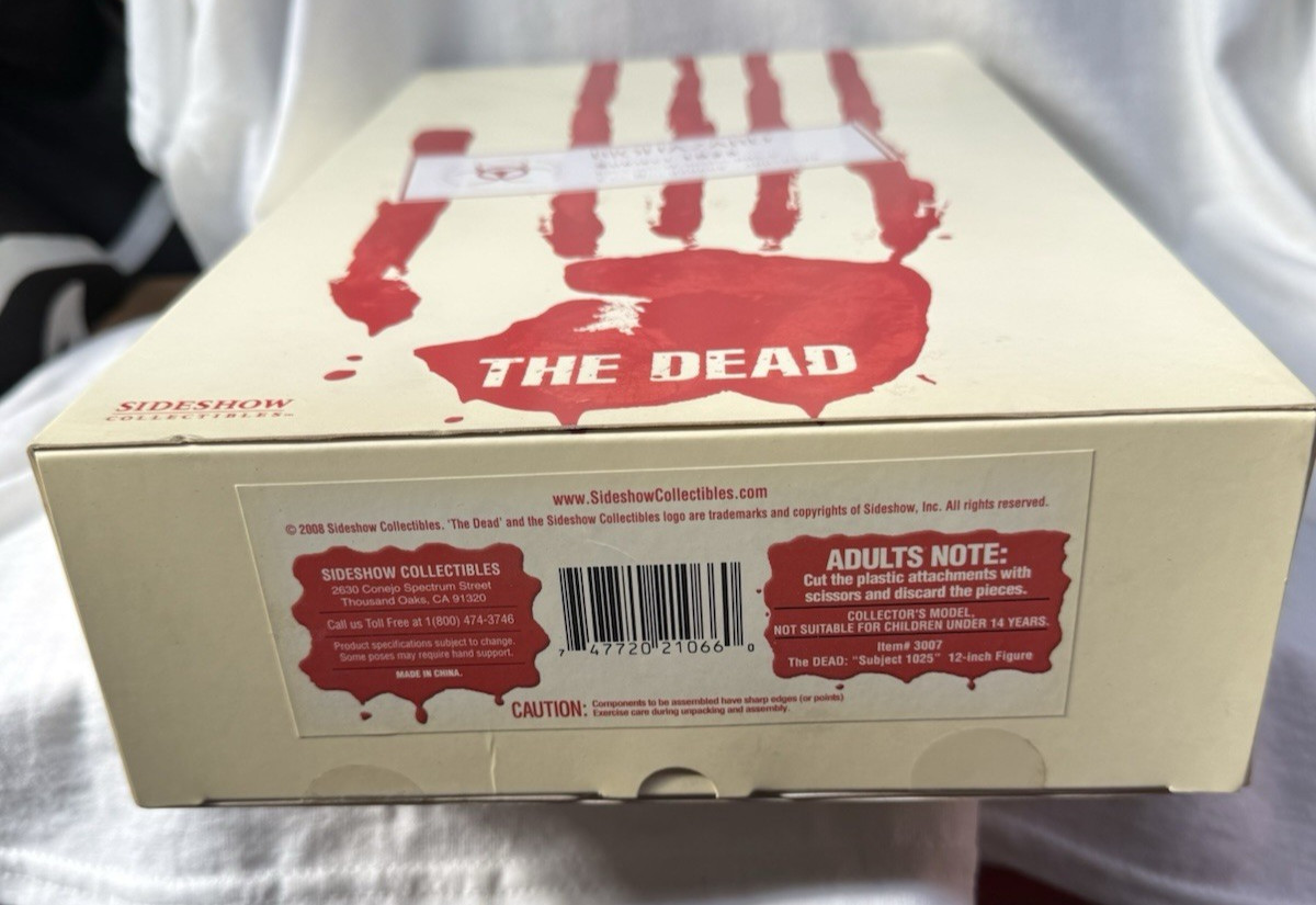 Sideshow The Dead Subject 1025 The Babysitter 12&Prime; 1/6 Figure Zombie School Girl