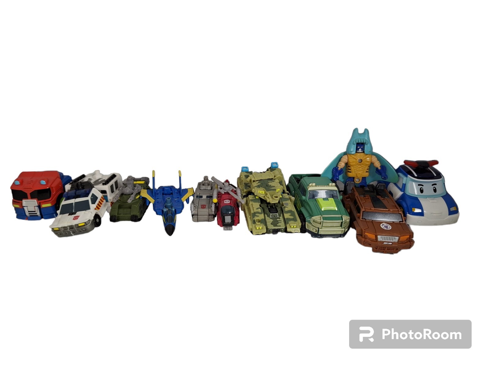 Transformers For All Ages 12 Pcs Lamborghini Truck Tank Helicopter