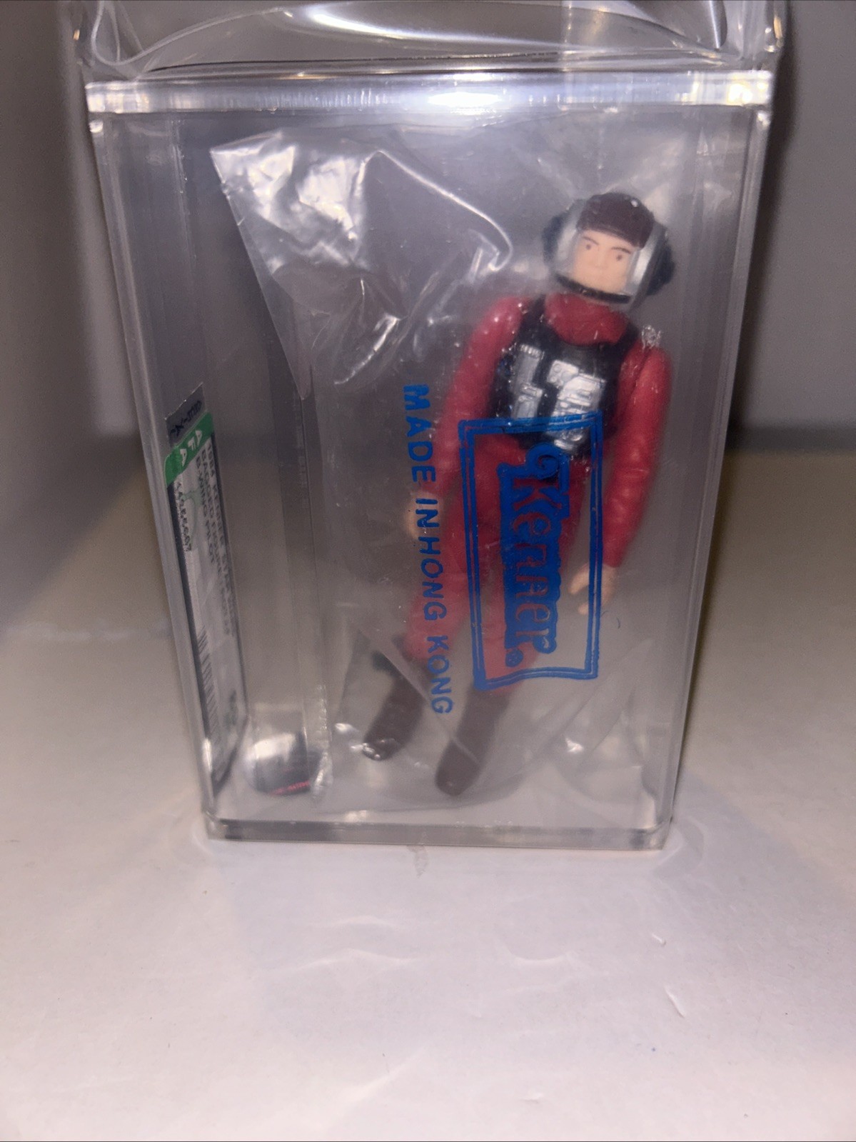 1984 Vintage Star Wars B-Wing Pilot Baggie HK AFA 80+ NM Awesome Figure