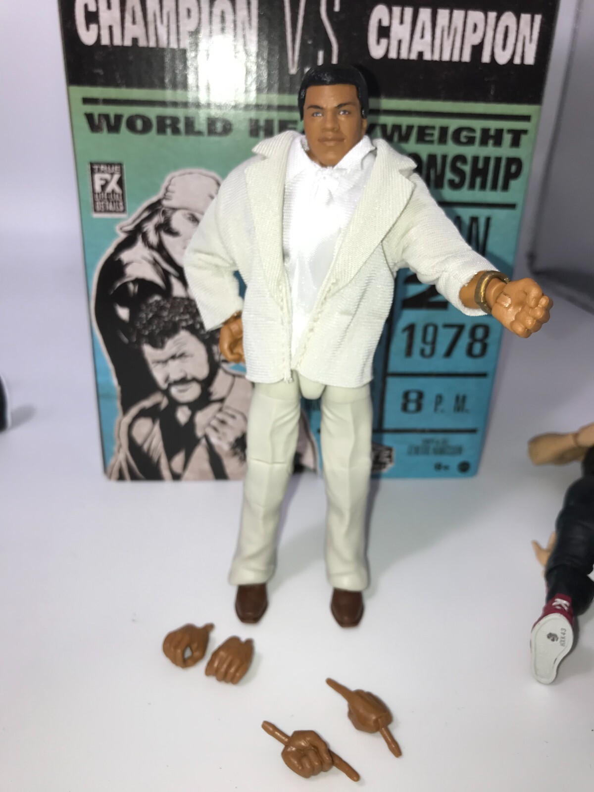 WWE Elite Legends of the Territories MUHAMMAD ALI 6&Prime; FIGURE LOOSE NEW COMPLETE