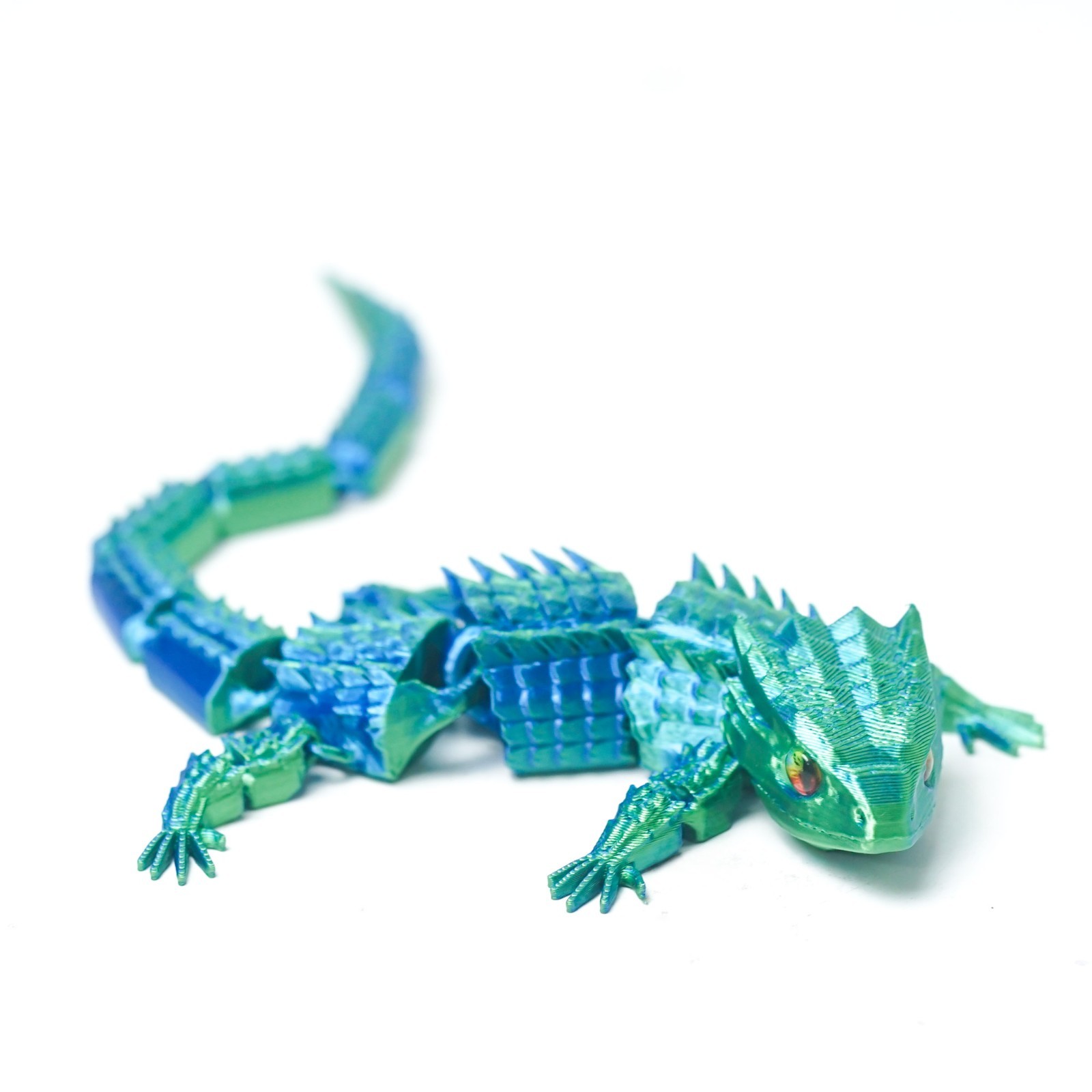 10.63inch 3D Printed Lizard Model,Articulated Animals figure,Toys Home Decor
