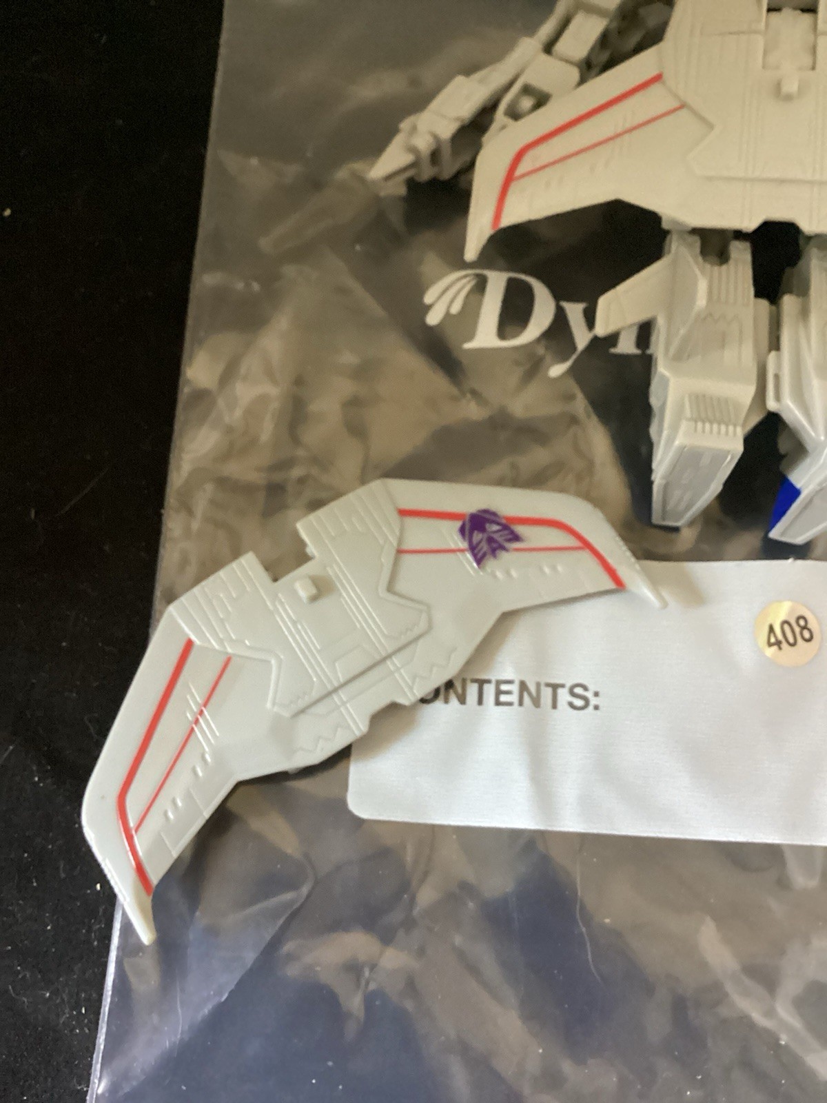 408-Transformers Authentics Bravo Decepticon Starscream action figure & Parts