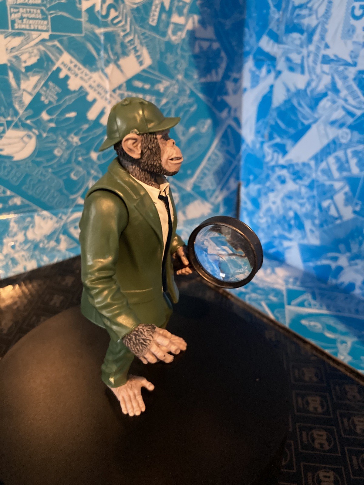 Detective Chimp Comic Style MAGNIFYING GLASS for Action Figures-Custom Fodder