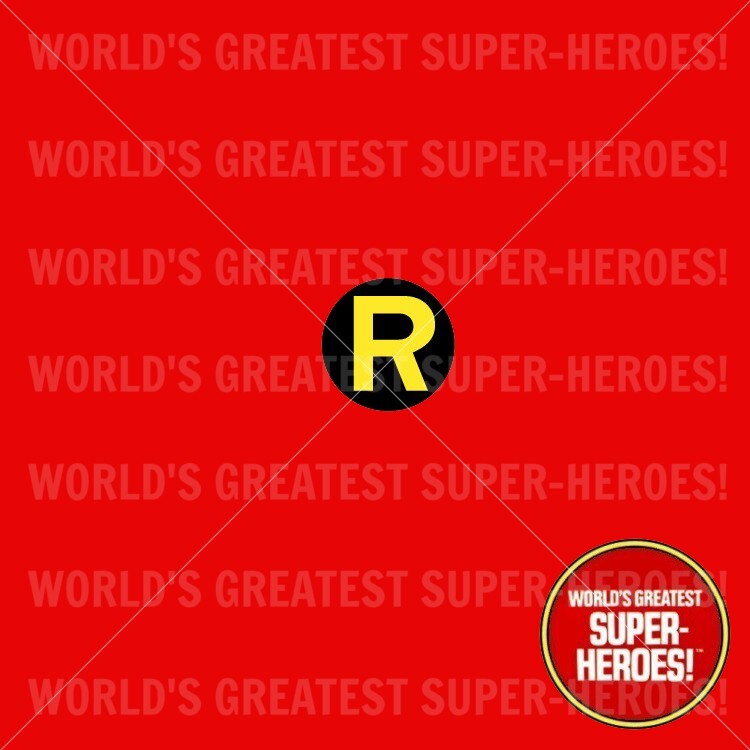 Mego Robin Decal Reproduction Pre-Cut Vinyl For WGSH 8&Prime; Action Figure