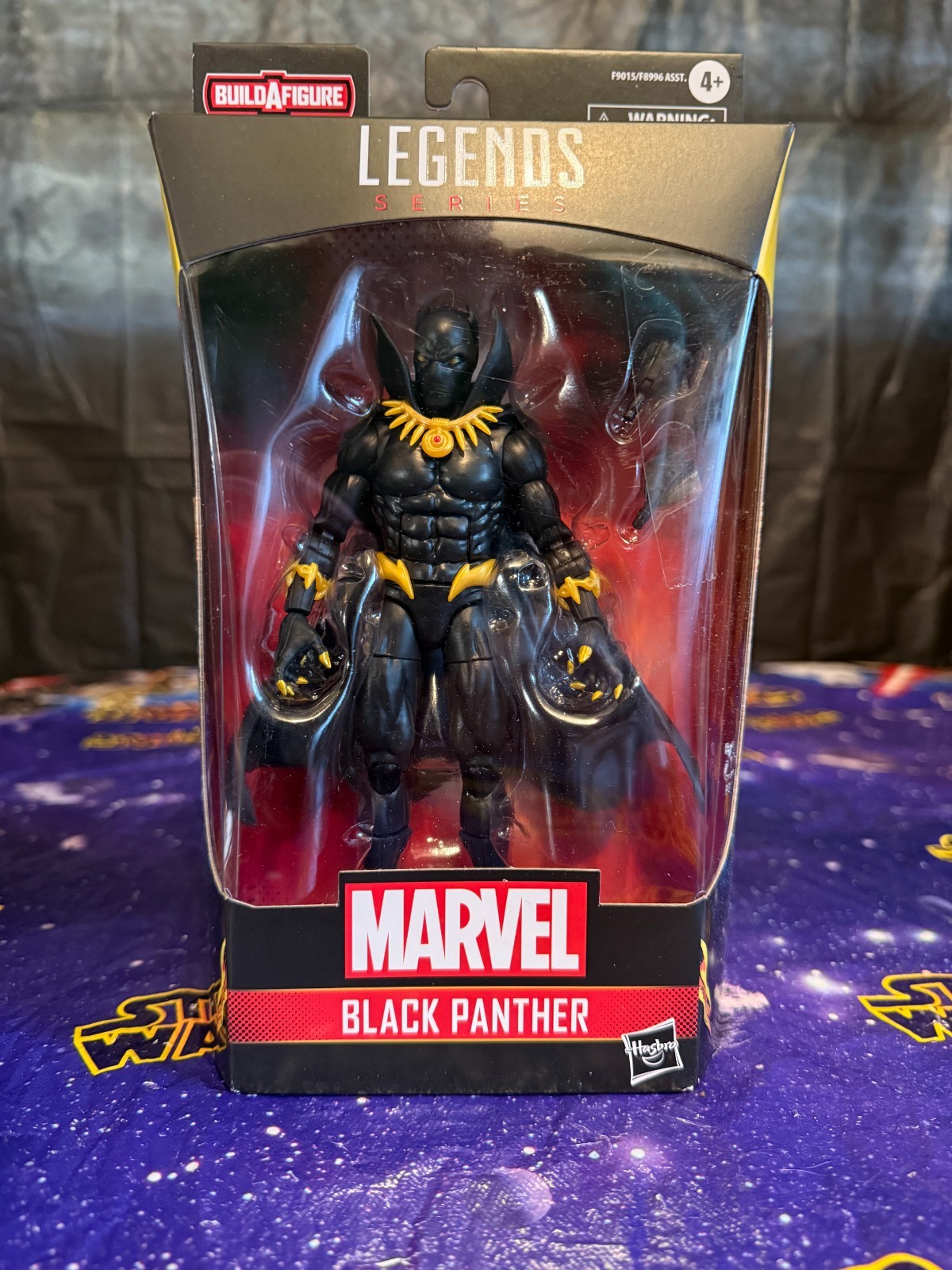 MARVEL LEGENDS -Series Black Panther with Gold Comics Collectible 6&Prime; Action NEW!