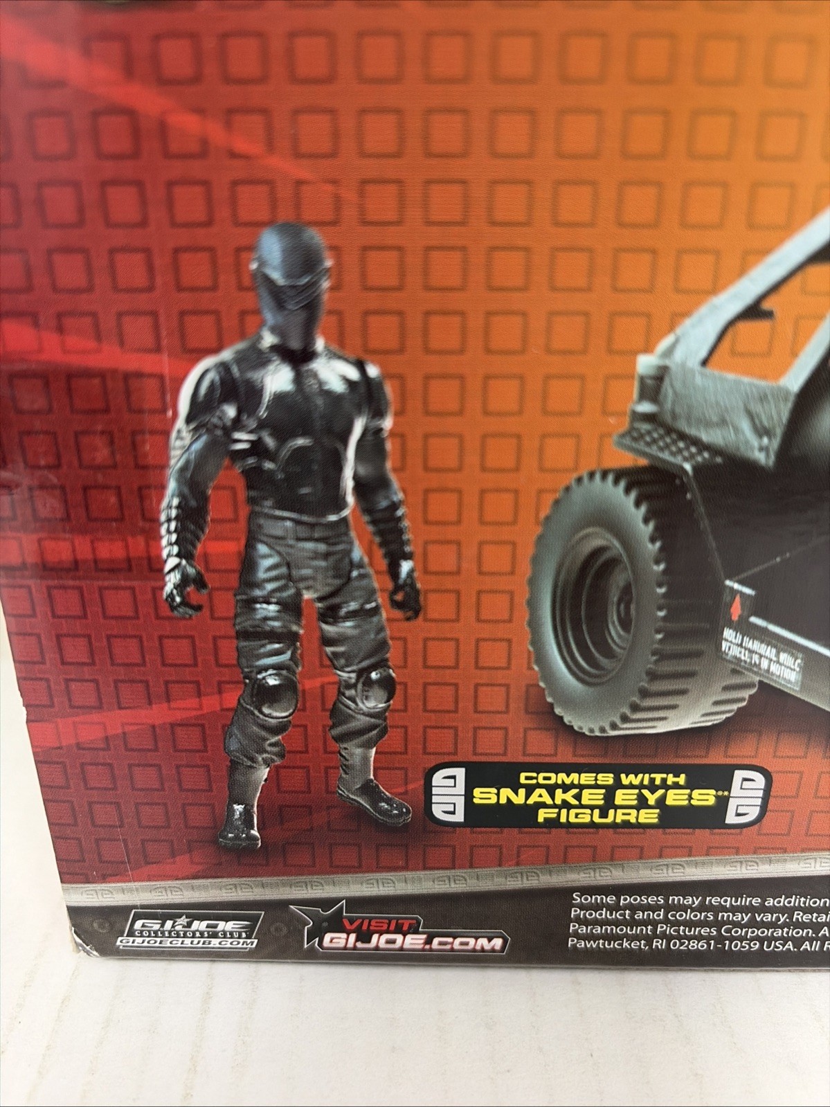 GI Joe Ninja Commando 4×4, AWE Striker, Retaliation, Snake Eyes, 2011, New, MISB