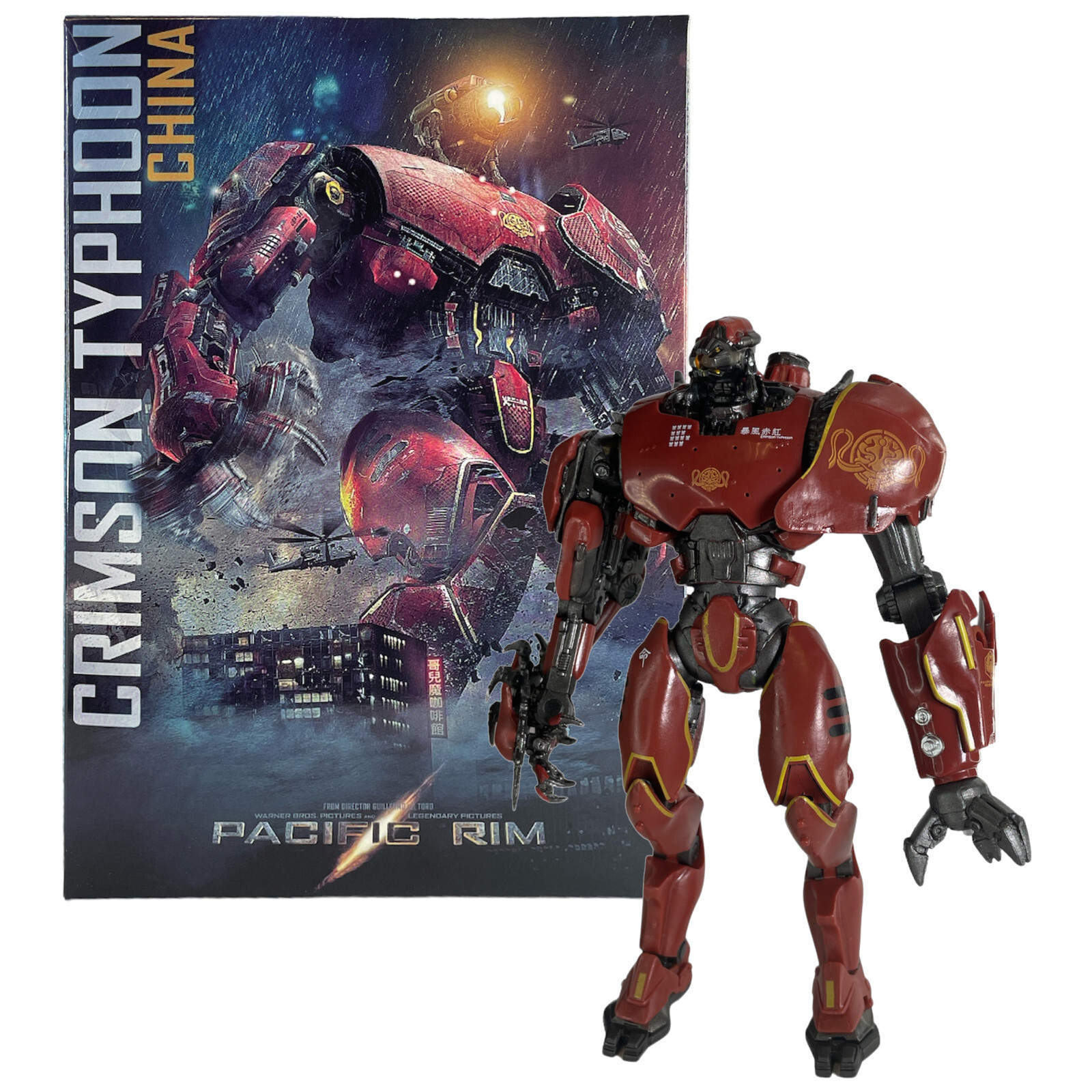 Crimson Typhoon Jaeger 7&Prime; Movable Action Figure Toy Statue Pacific Rim Gift Box