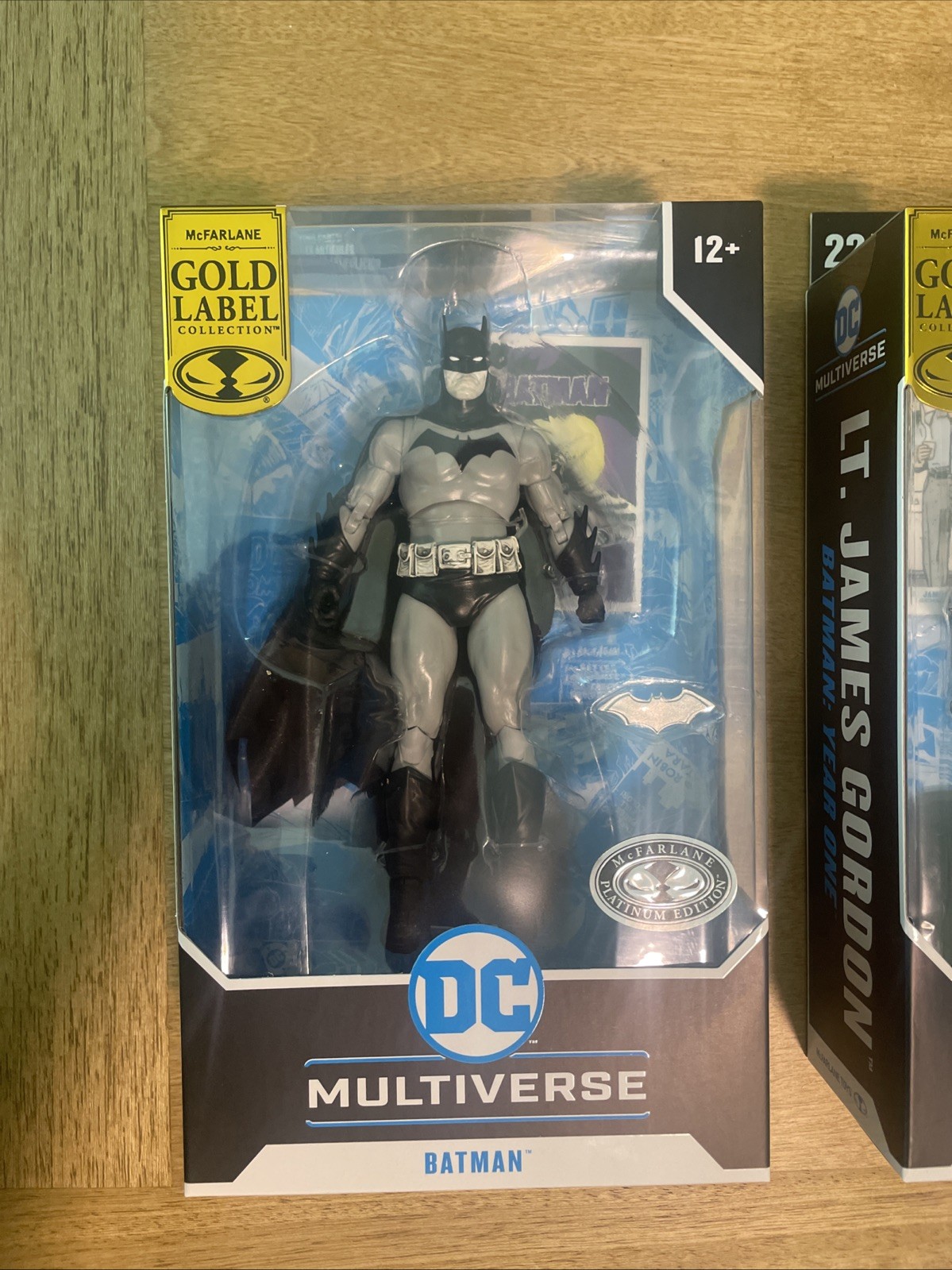 McFarlane DC Multiverse Batman & Lt James Gordon Year One 1 Platinum Edition Set