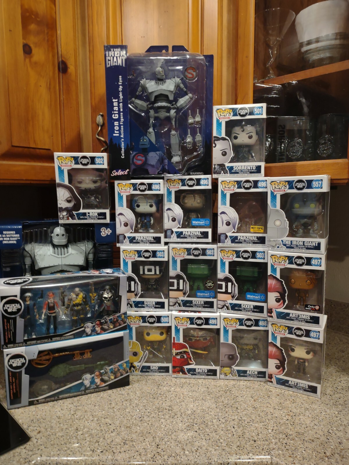 Rare FULL SET Ready Player One Funko Pop Action Figure Set !!! Chase Gid !!!
