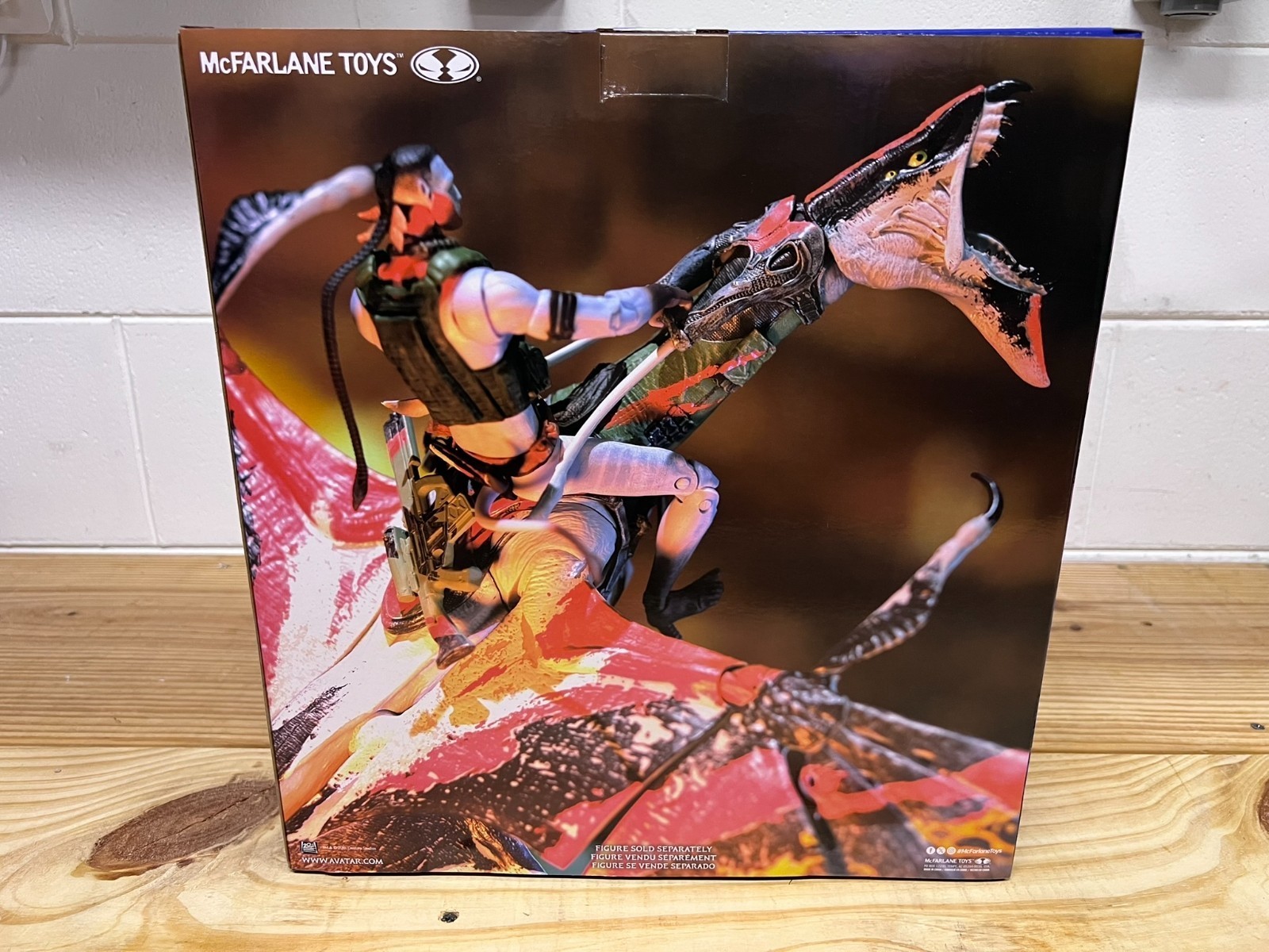McFarlane Avatar Fire And Ash Banshee Bundle, Quaritch & Neytiri