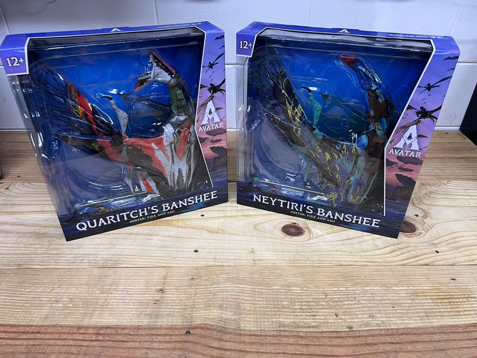 McFarlane Avatar Fire And Ash Banshee Bundle, Quaritch & Neytiri