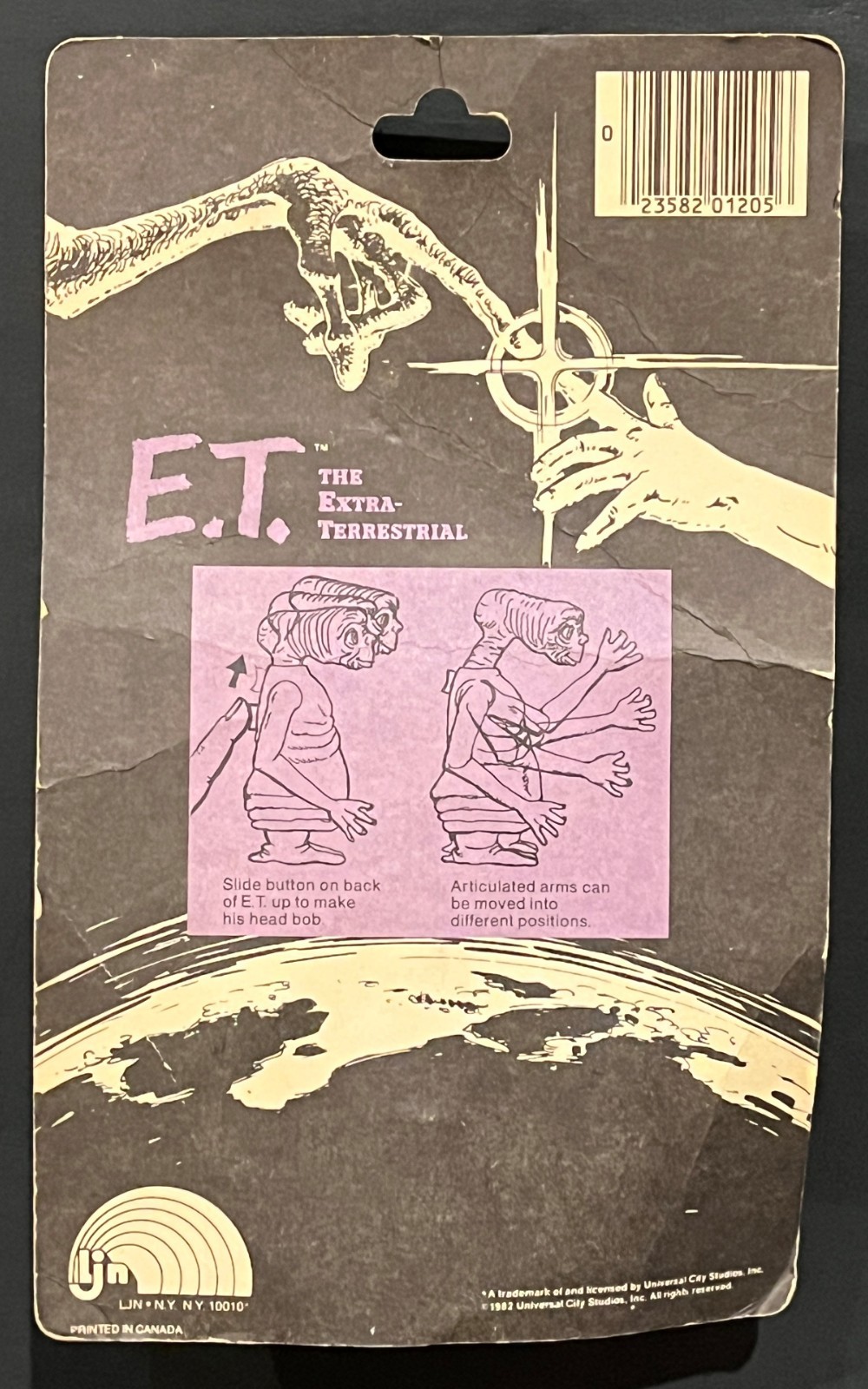 1982 E.T. The Extra Terrestrial Action Figure w/ Speak & Spell