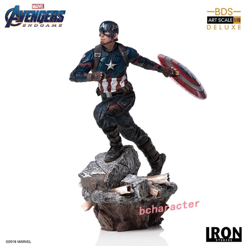 IRON STUDIOS 1/10 Avengers4 Captain America Deluxe 8.3-inch Static Statue Model