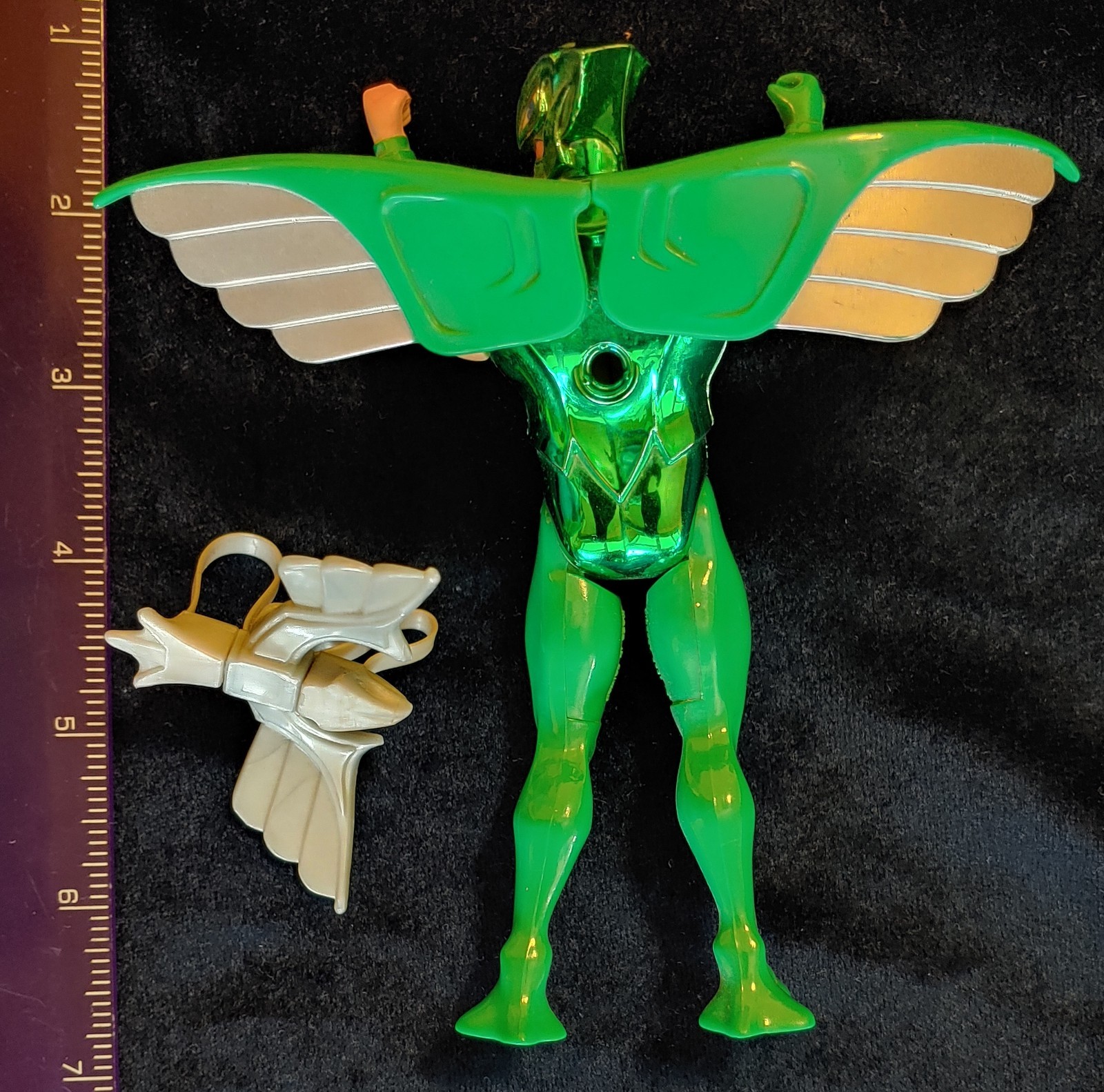 Vintage 1986 Kenner Silverhawks Flashback Figure Complete w/ Backlash Bird