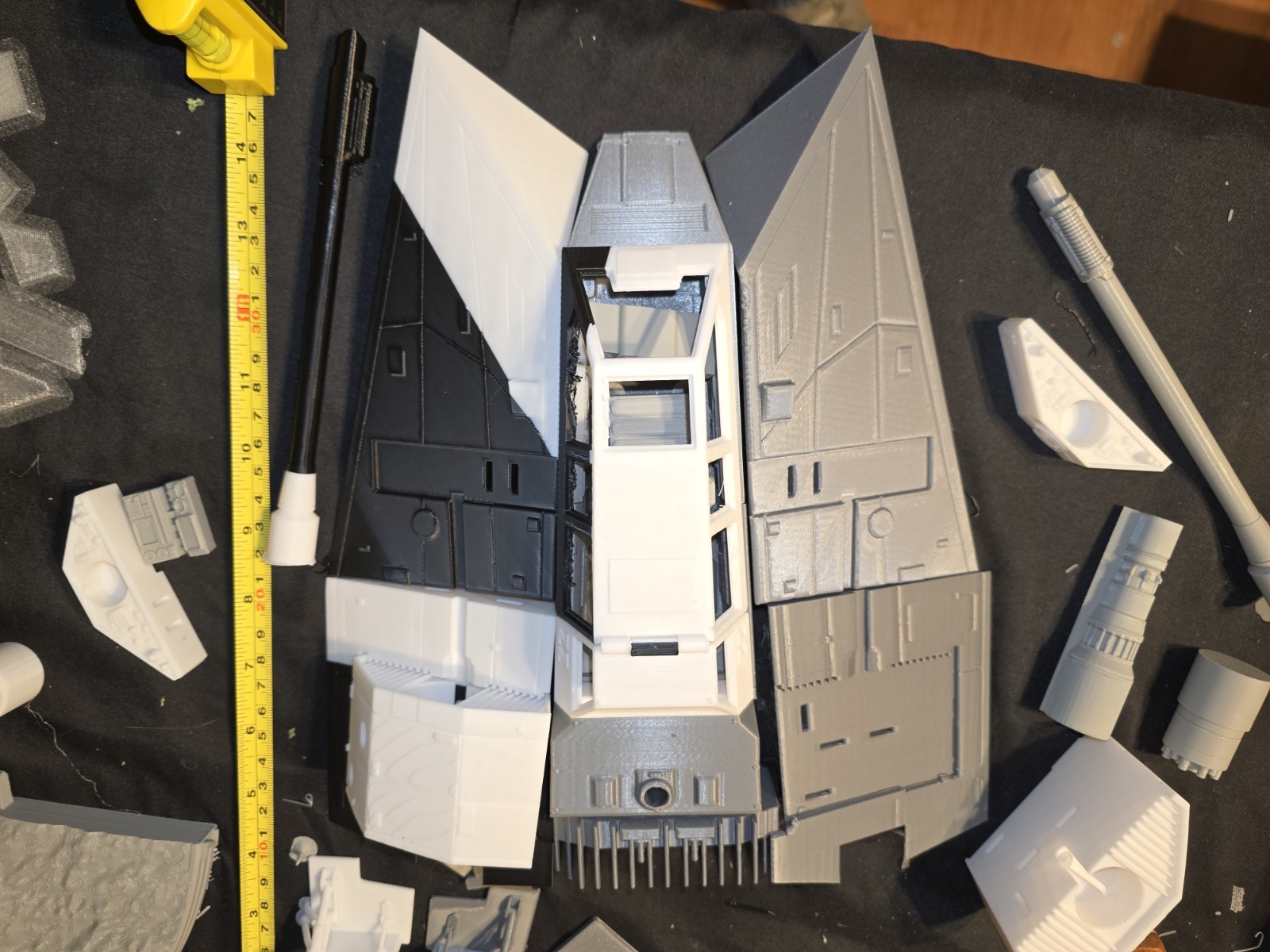 Star Wars 1/16 Scale 13&Prime; Snowspeeder Model Kit Custom 3d Print W Stand