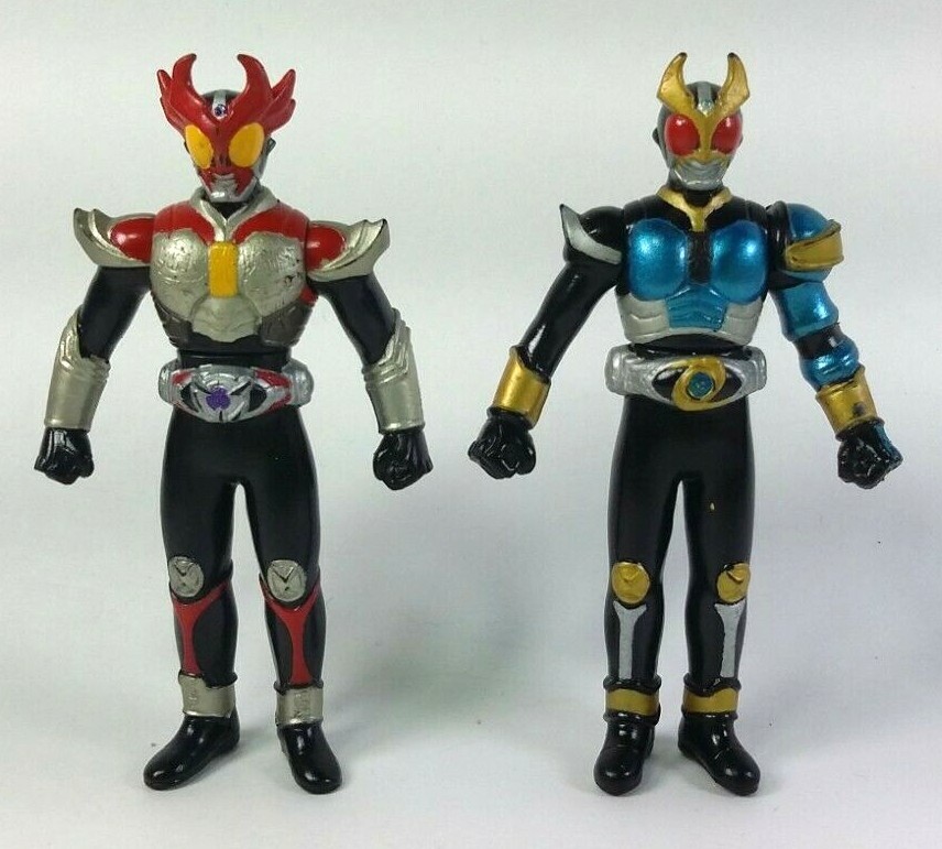 Kamen Rider Agito Figure Toy Set Storm Shining Form 3.5&Prime; Bandai 2001 US SELLER!