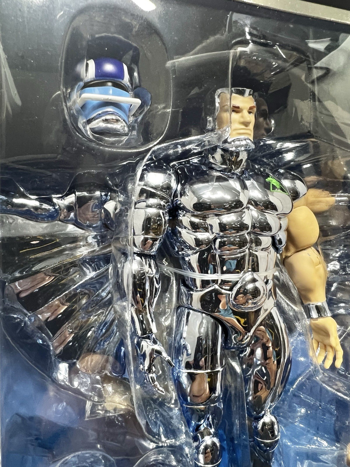 Super7 Silverhawks Steelwill Toy Version Action Figure With Accessories