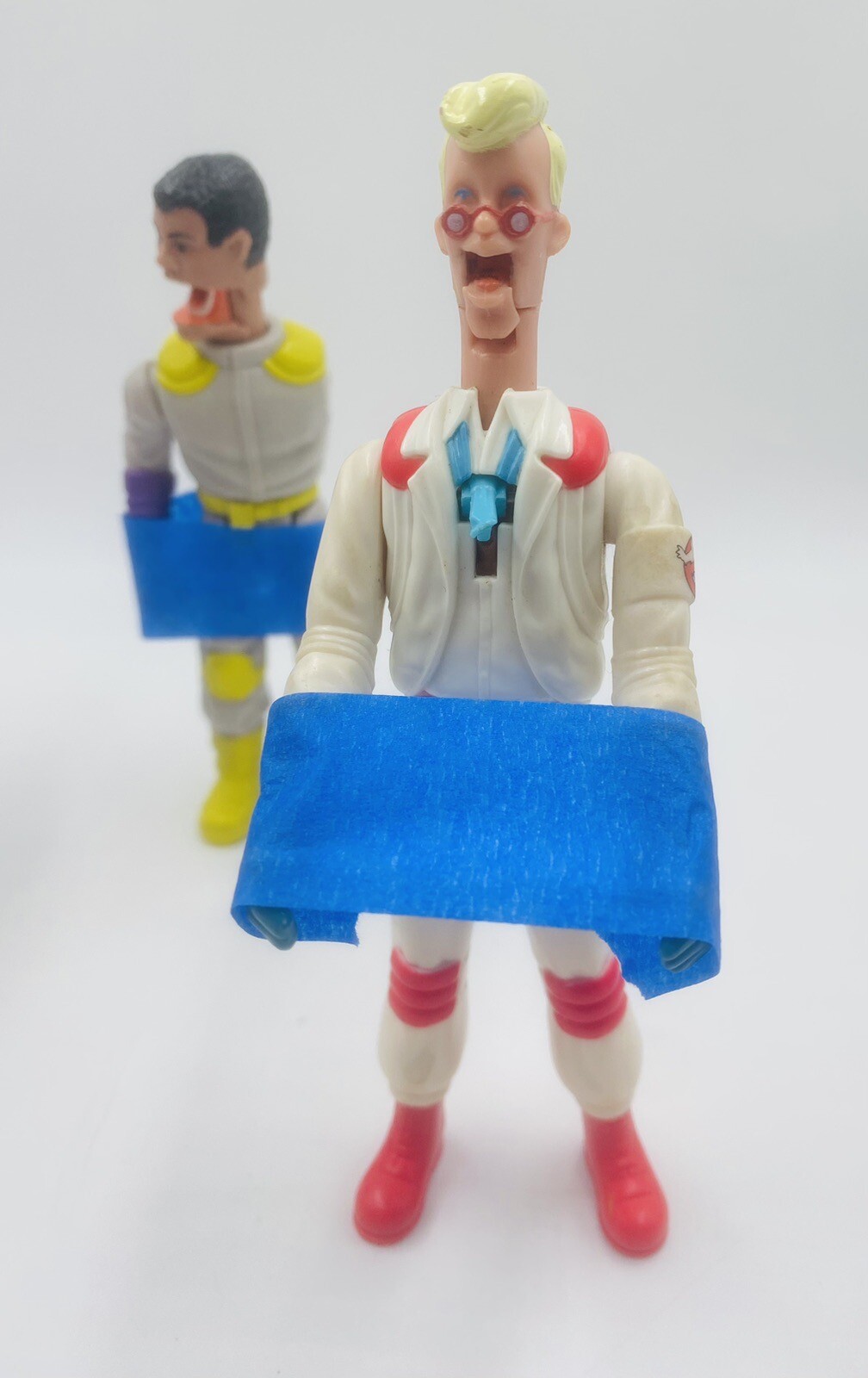 Vtg The Real Ghostbusters Figures Granny Gross Winston Zeddmore Egon Spengler
