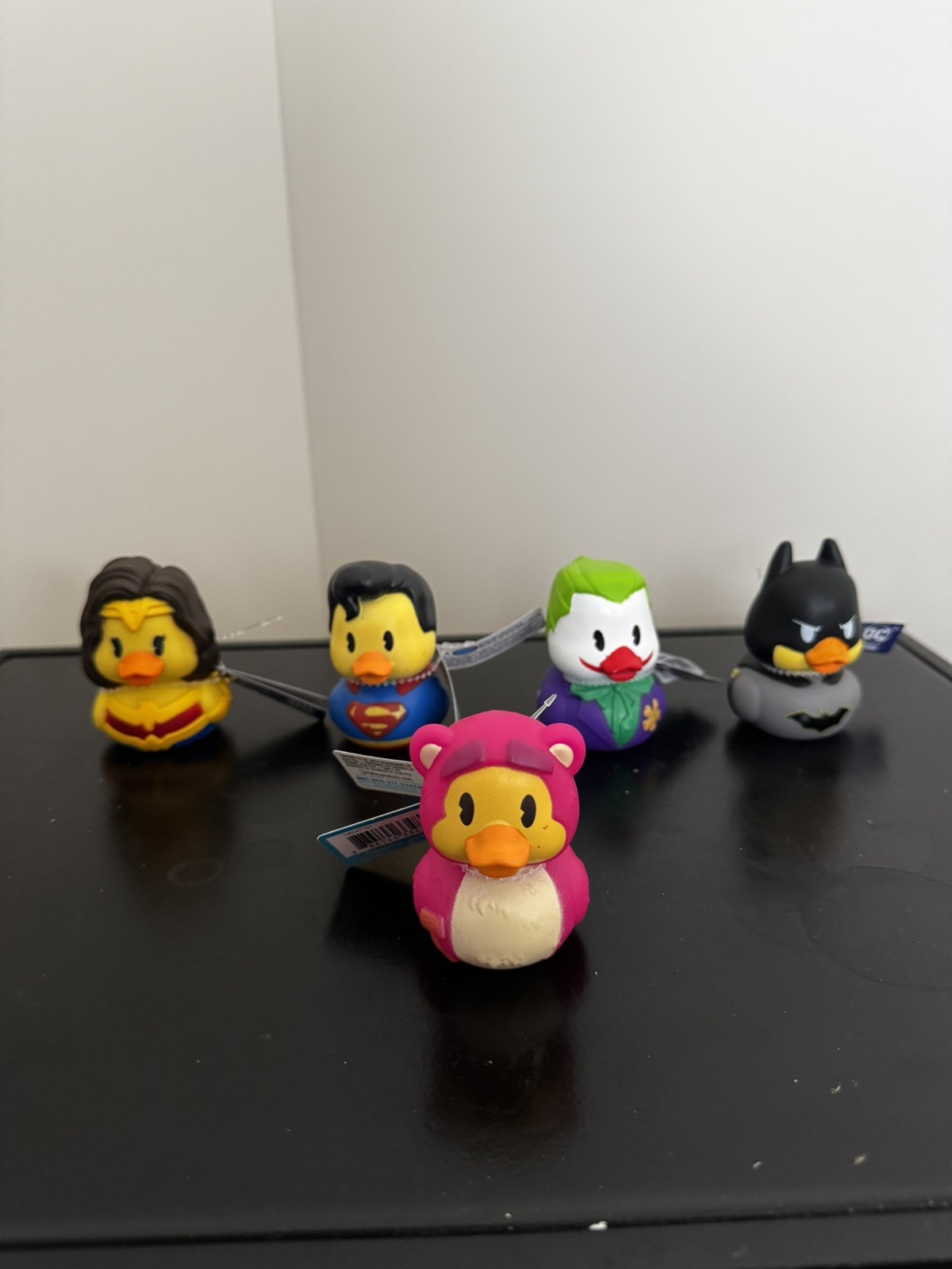 DC COMICS Rubber Duck Set of 4 & 1 DISNEY Rubber Duck