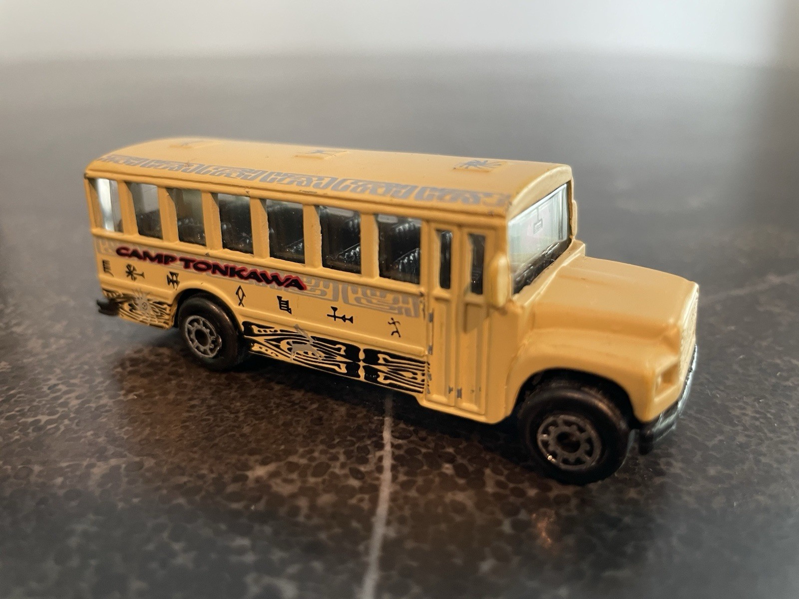 Maisto Tonka Camp Tonkawa School Bus 1/64 Scale Diecast Bus Vintage 1999