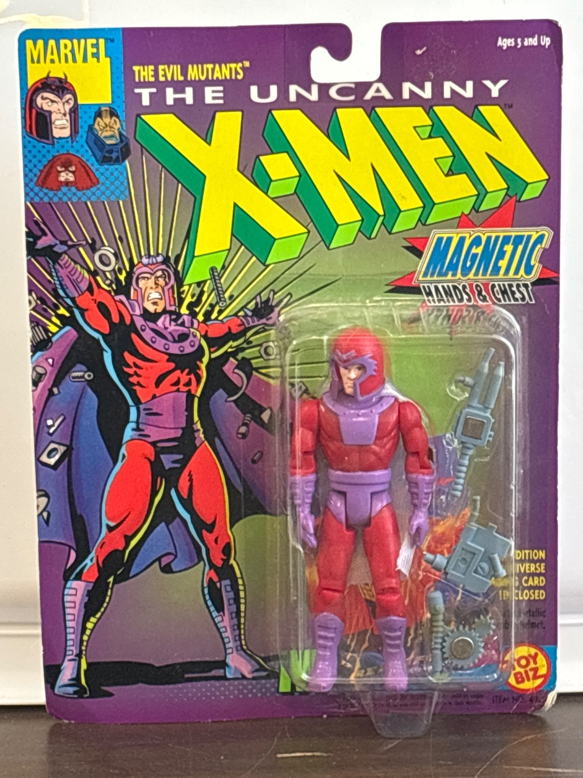 VINTAGE 1993 MAGNETO EVIL MUTANTS ACTION FIGURE TOY BIZ NEW SEALED X-MEN MARVEL
