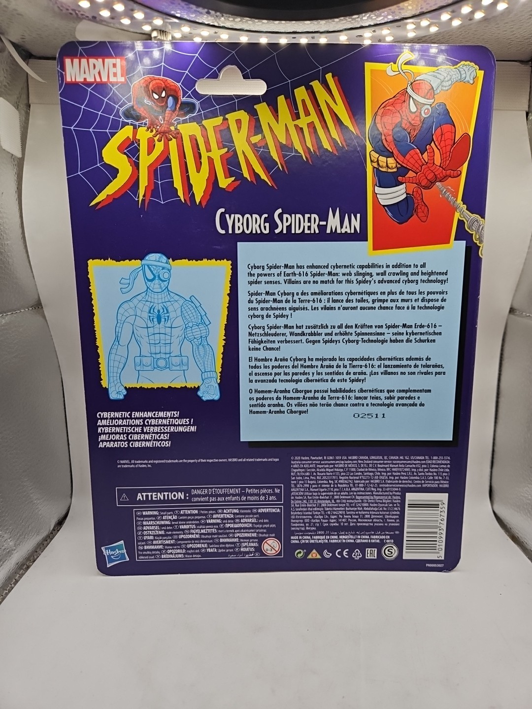 Hasbro Marvel Legends Retro Cyborg Spider-Man 6&Prime; Action Figure New Sealed