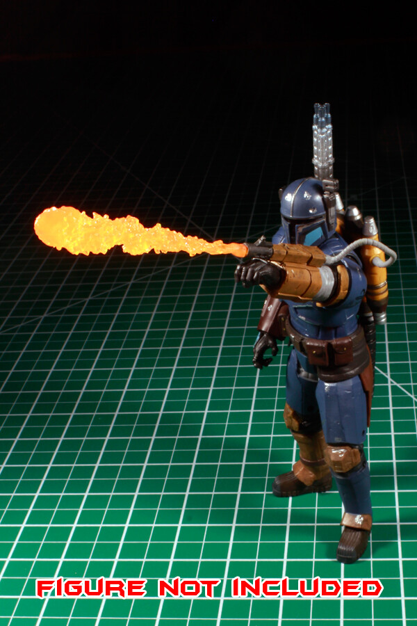 Custom Flame Thower Effect 1:12 Mandalorian Heavy