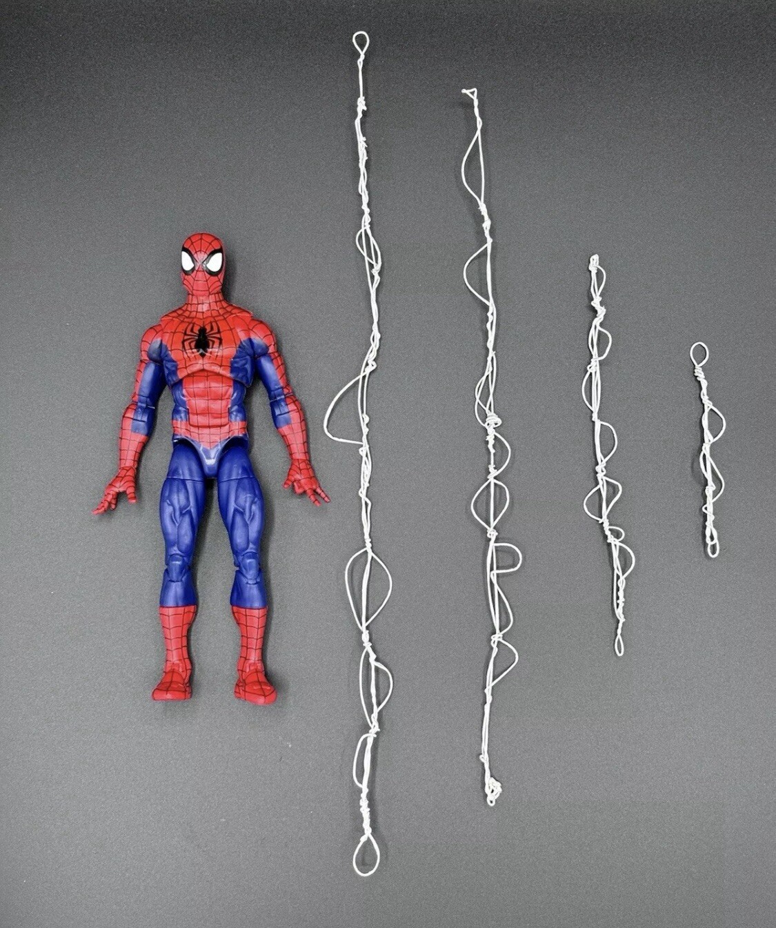 CUSTOM Marvel Spider-Man Comic Themed WEBS 4 Pack For Marvel Legends, Mafex