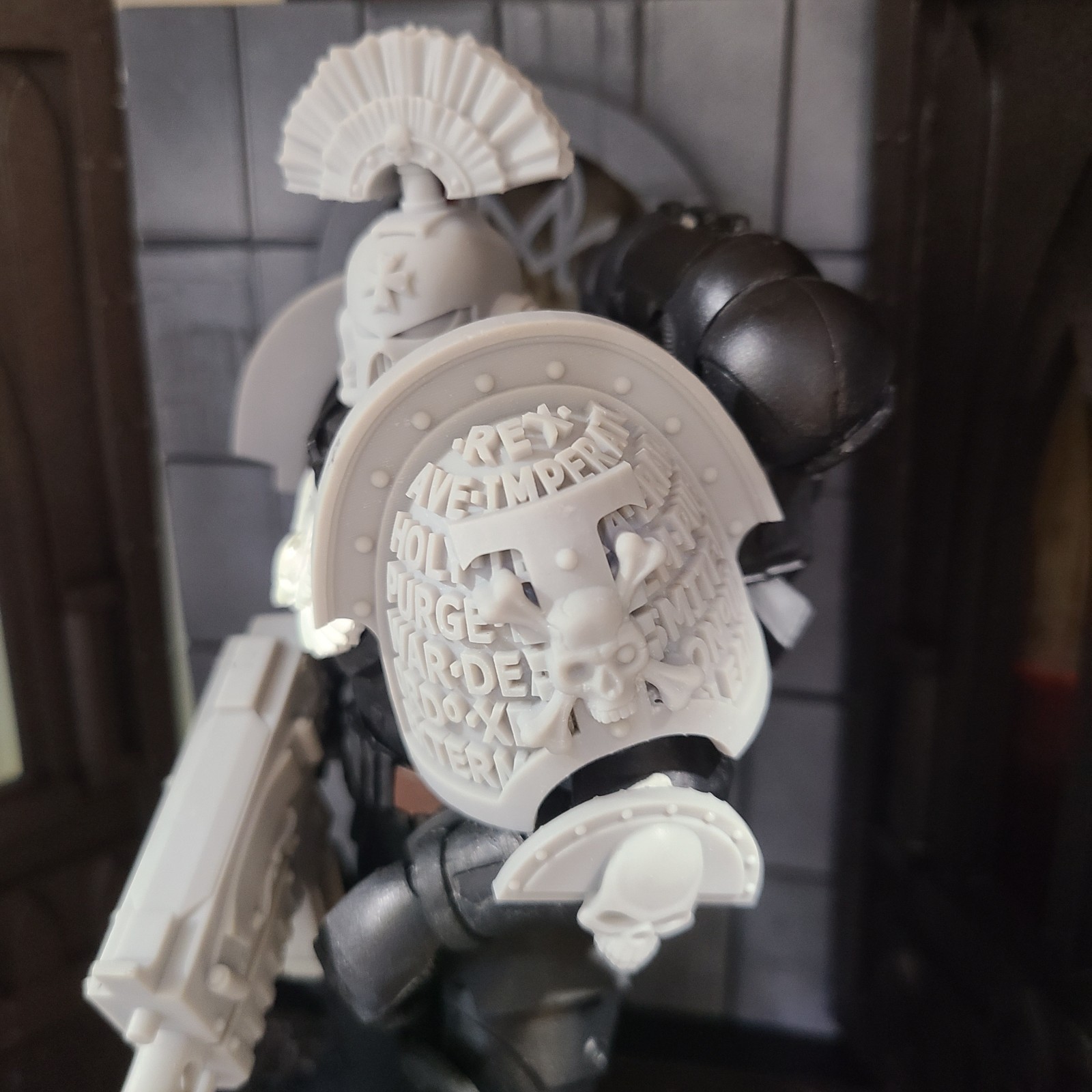 Deathwatch Chapter McFarlane Toys Action Figures Loyalist Marine Bits and Armor