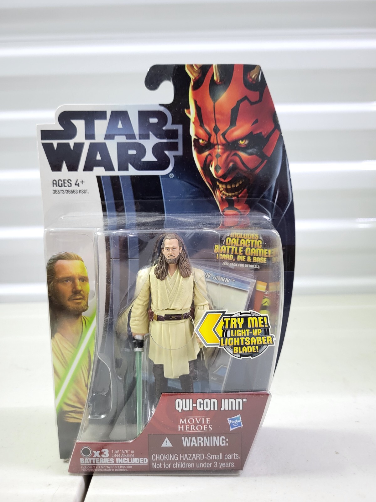 Qui-Gon Jinn MH18 STAR WARS Movie Heroes Disney Hasbro 2012 NEW MOC Sealed D1