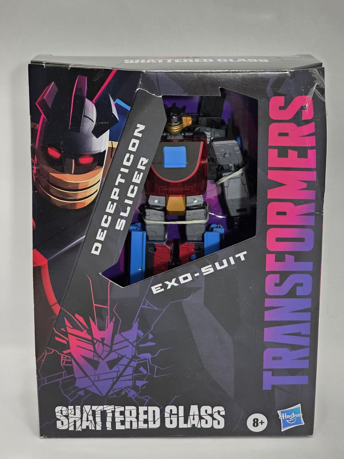 Transformers Shattered Glass SLICER & EXO-SUIT w/ Comic Book New Sealed