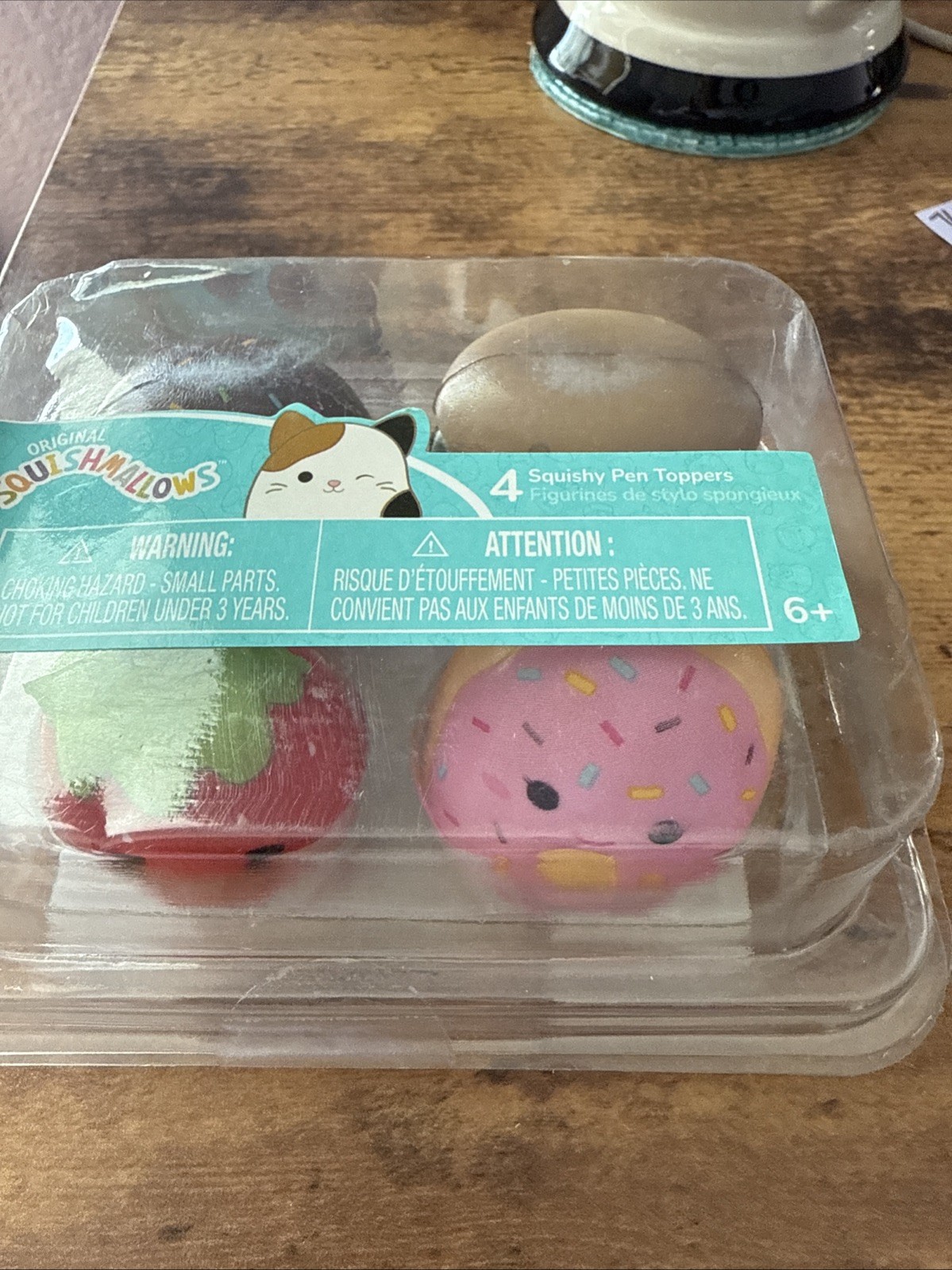 NEW NWT BACK TO SCHOOL Squishmallows – Squishy Pen Toppers 4 pack