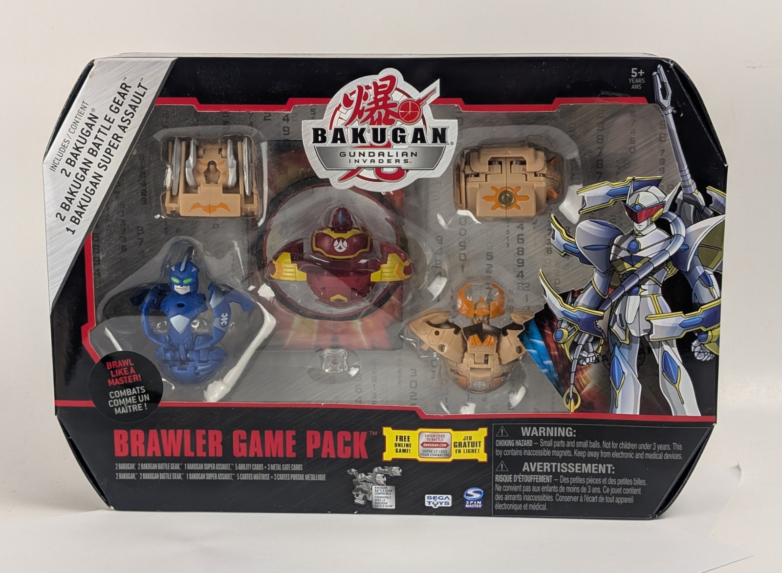 Bakugan Battle Brawler Game Pack Gundalian Invaders Playset Sealed