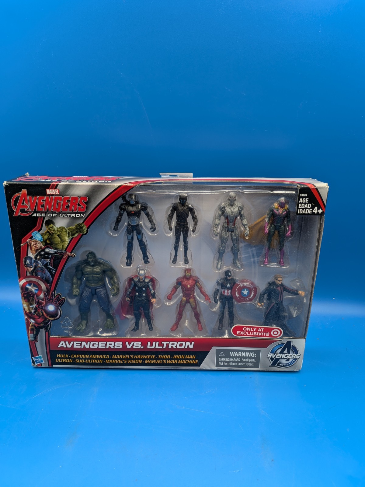2015 Marvel MiniVerse 3&Prime; Avengers Vs Age Of Ultron Target Set of 9 Figures NIB
