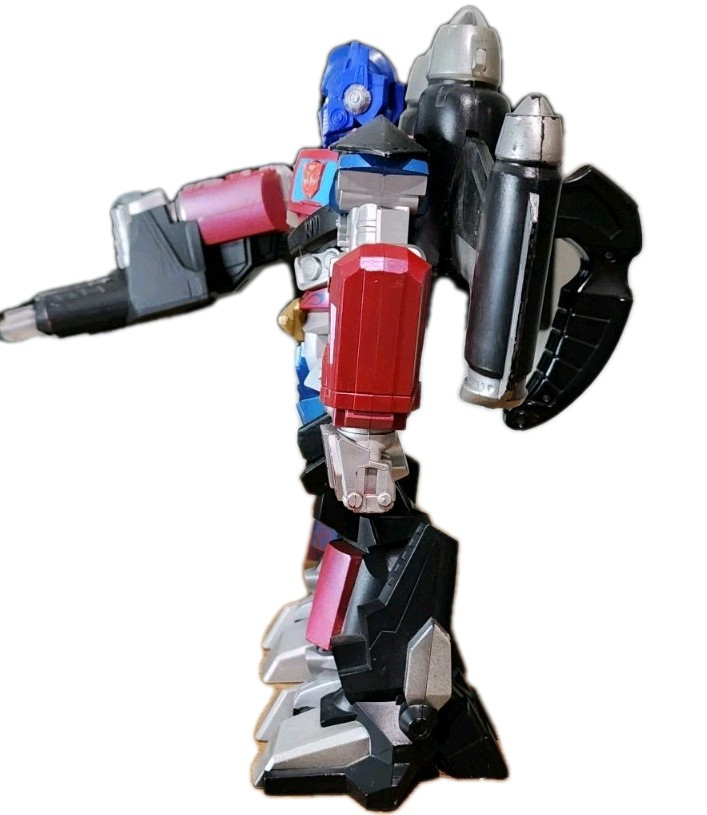 🔥2008 Hasbro Optimus Prime Mega Power Bot Transformers Light-Up Talking 12&Prime; Fig