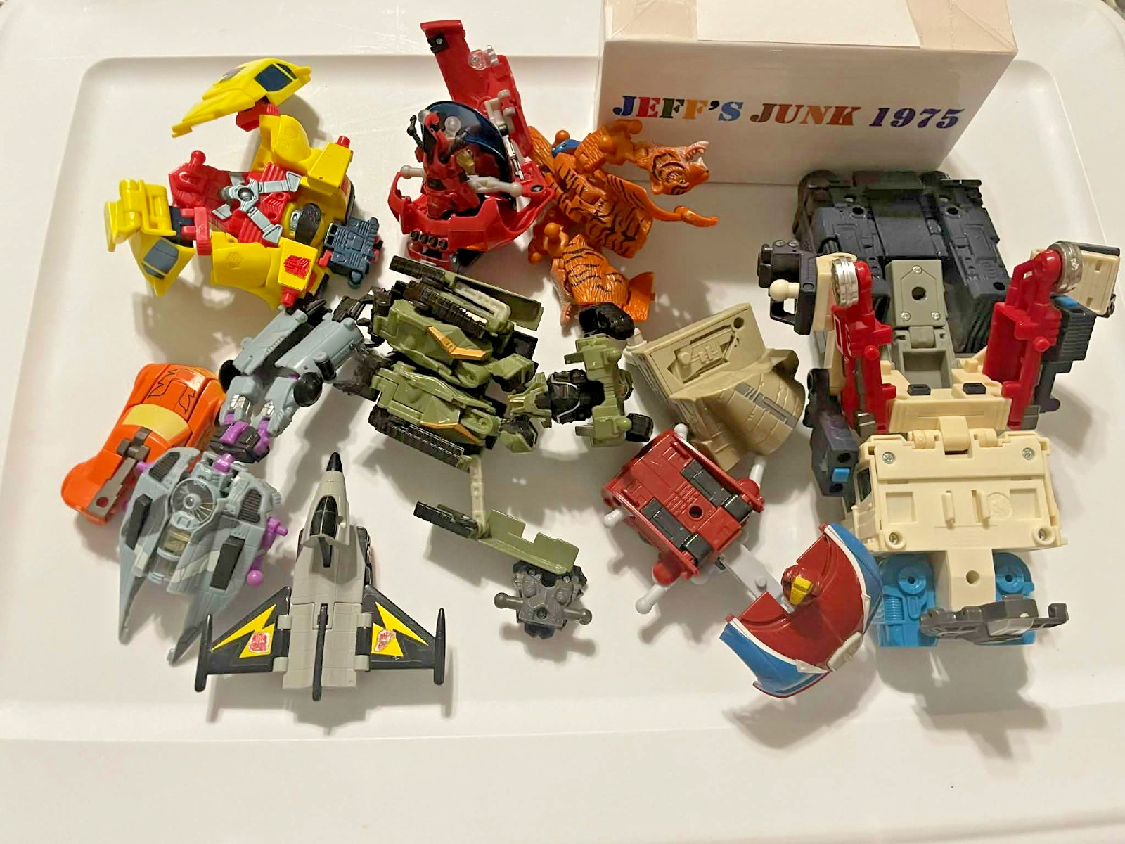 Lot of Hasbro Transformers Boneyard scraps and shells body parts incomplete READ
