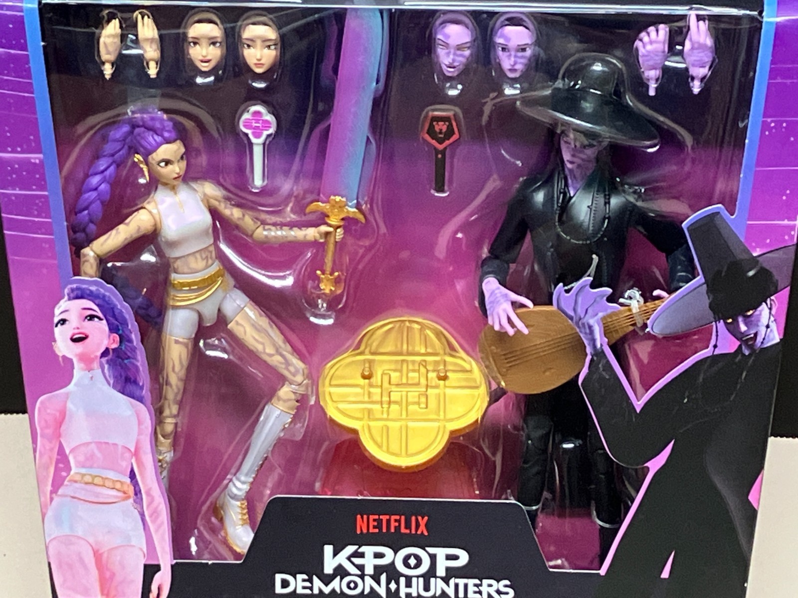 Mattel KPop Demon Hunters Rumi and Jinu 2 Pack 1:12 Action Figures IN HAND