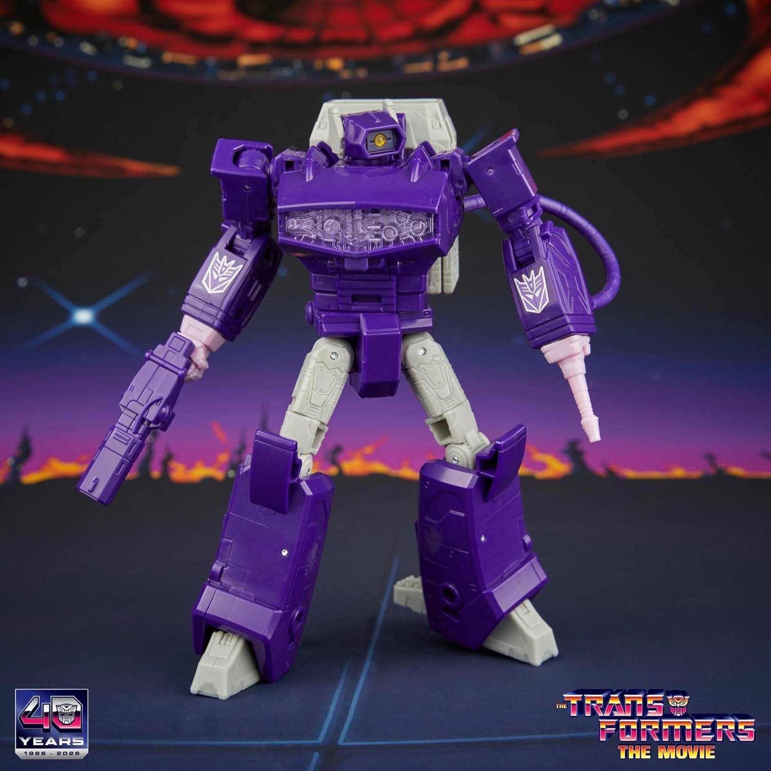 Transformers Studio Series 86 Voyager Shockwave The Movie 6.5&Prime; Figure