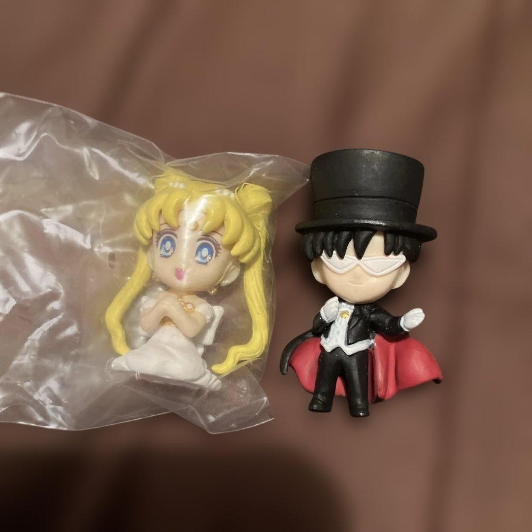 Sailor Moon Mini Figure Set of 2 Princess Serenity Tuxedo Mask Collectible