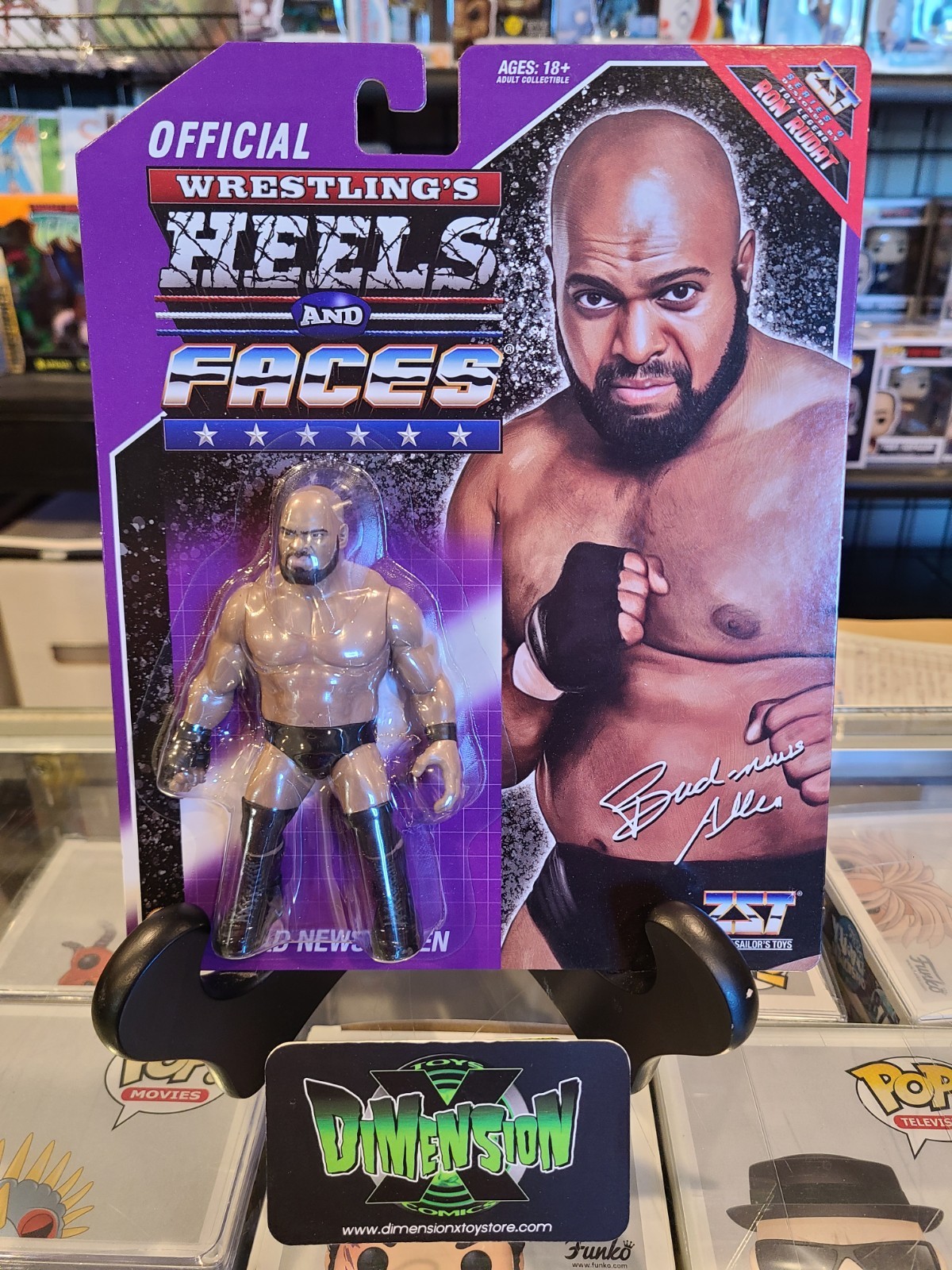 ZOMBIE SAILOR&rsquo;S TOYS WRESTLING&rsquo;S HEELS AND FACES BAD NEWS ALLEN FIGURE WWF ZST