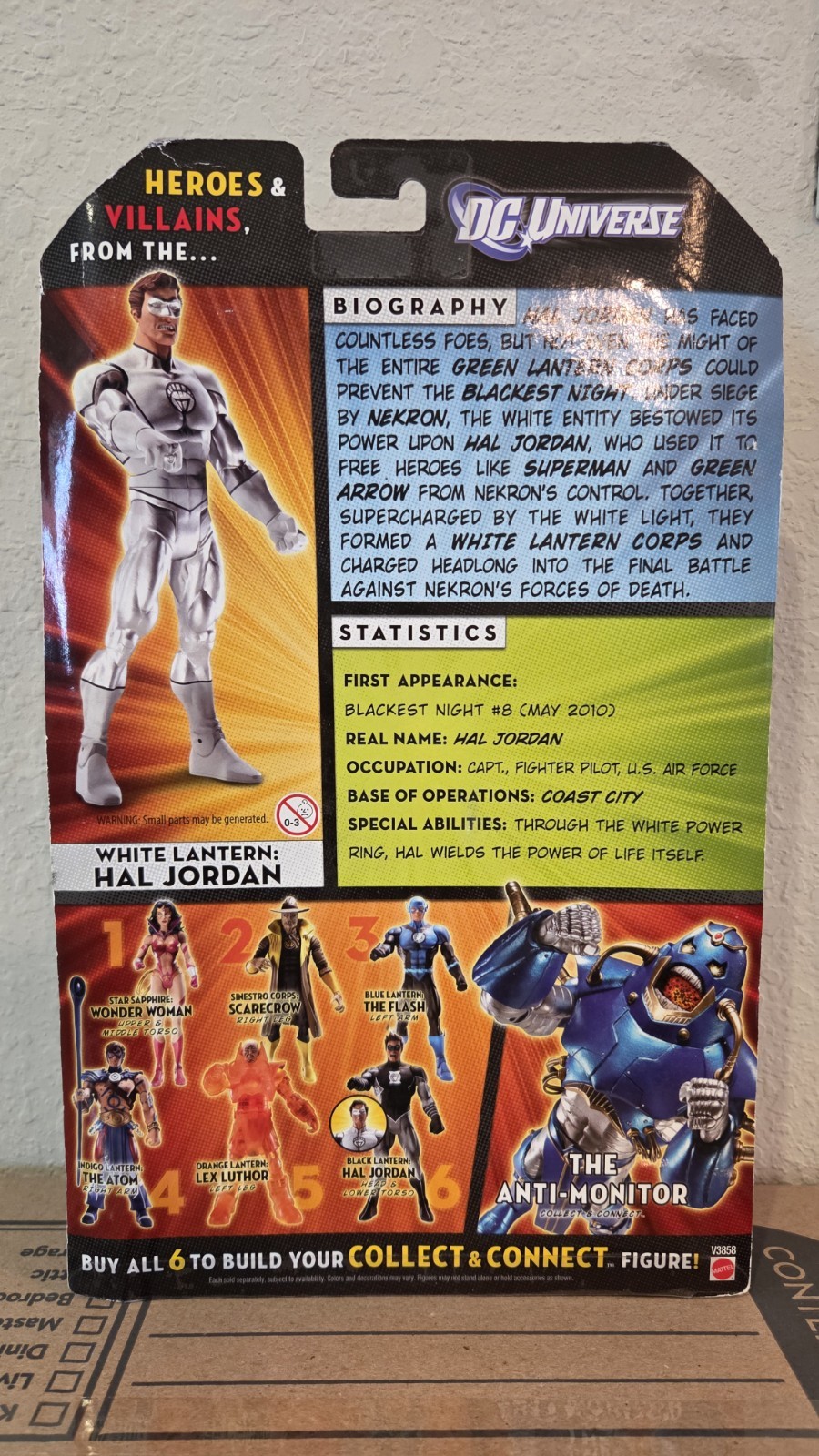DC Universe Classics WHITE LANTERN Hal Jordan, Wave 17 Fig.6, Anti-Monitor BAF