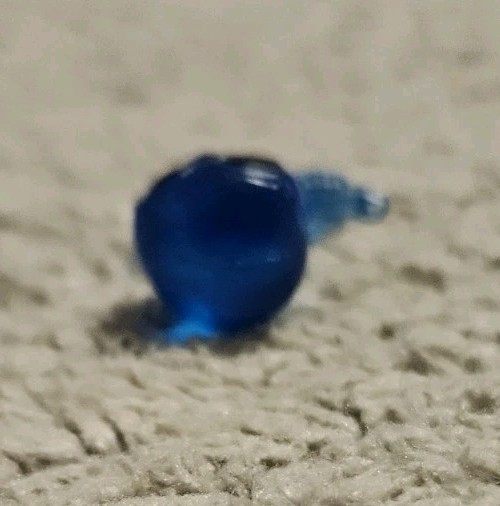 Mini Alien Figure 1 Inch Tall Blue