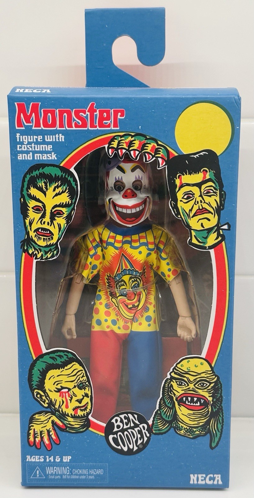 Ben Cooper s6 Clown Costume toy figure NECA 31009