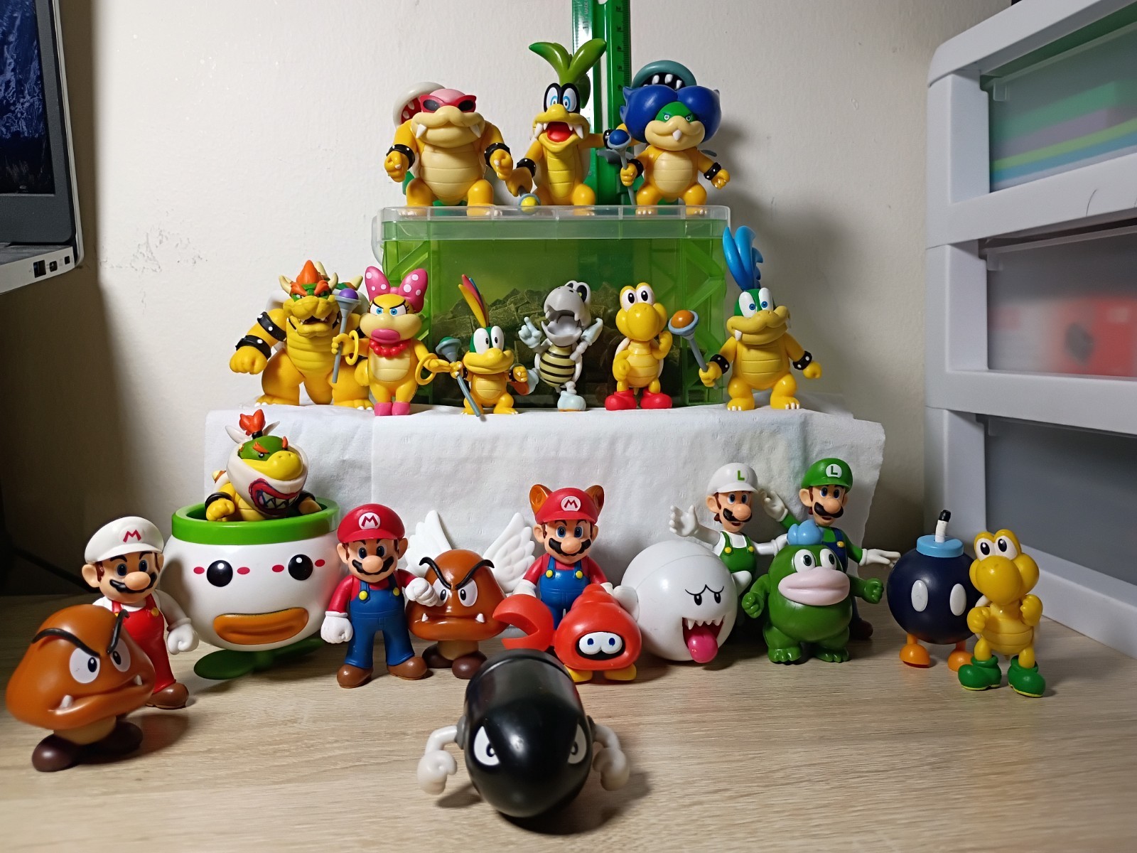 26-PK KOOPA KIDS 2.5&Prime; LOT Super Mario Nintendo Jakks Roy Lemmy Iggy Bowser Clown