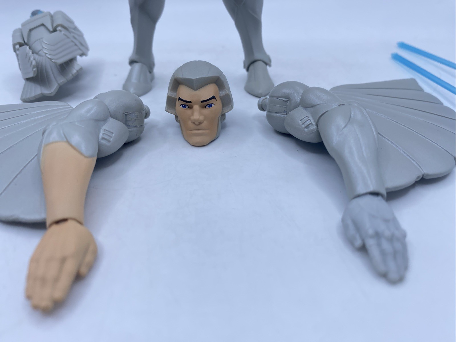 Super7 Ultimates Silverhawks Quicksilver 7&Prime; Action Figure INCOMPLETE