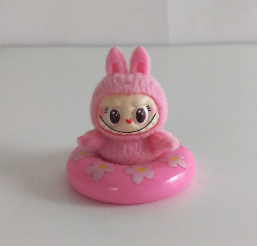 Labubu The Monsters Party Swimming Ring Series Lychee Berry 1.75&Prime; Mini Figure